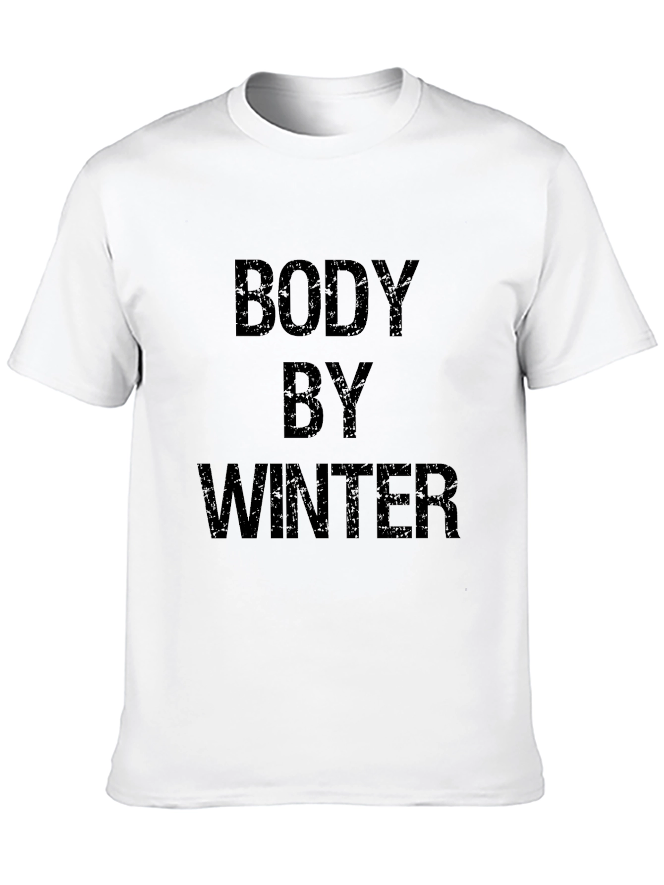 Body By Winter Black Graphic T-Shirt