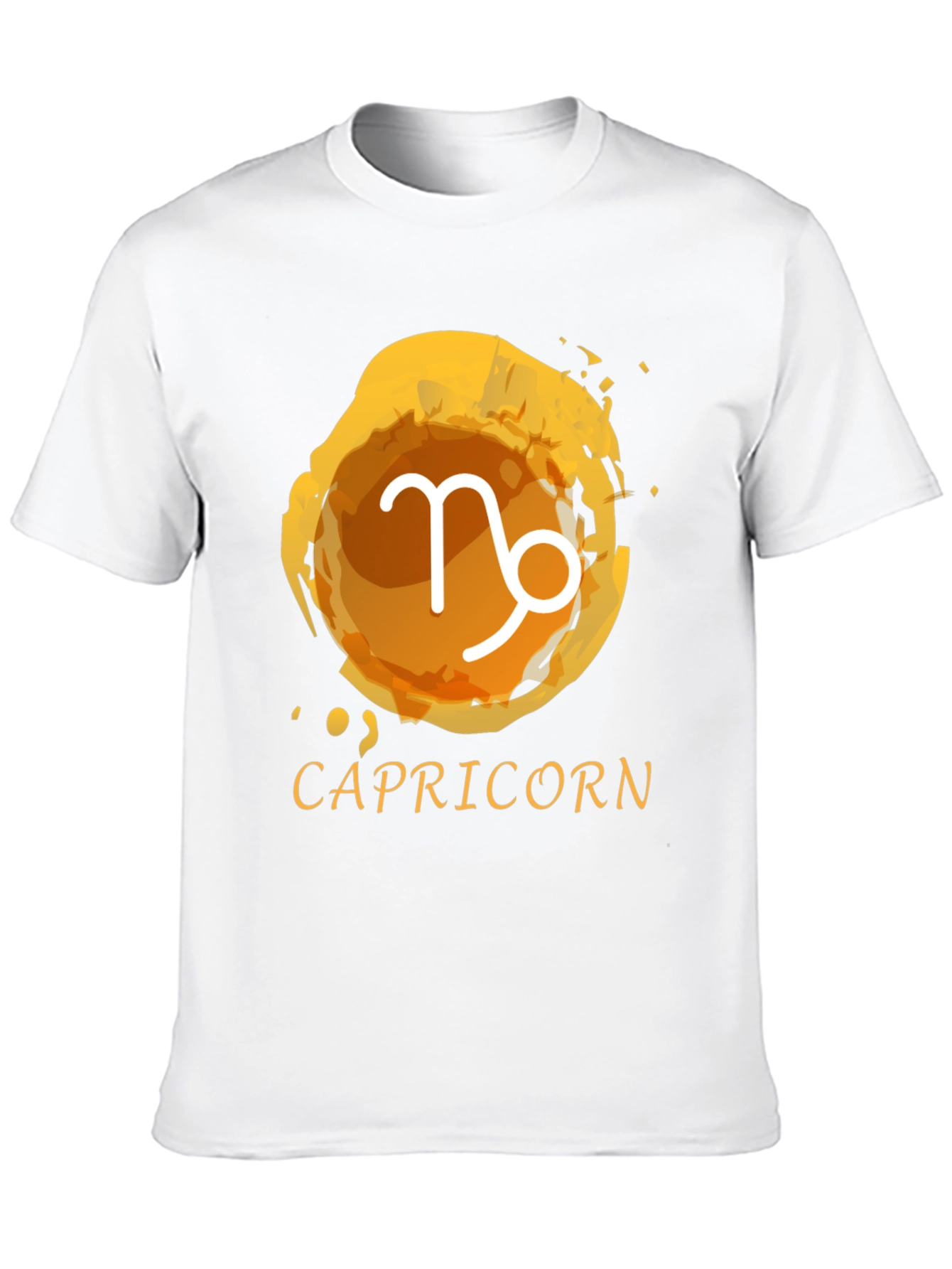 Capricorn Zodiac T-Shirt - Black Tee