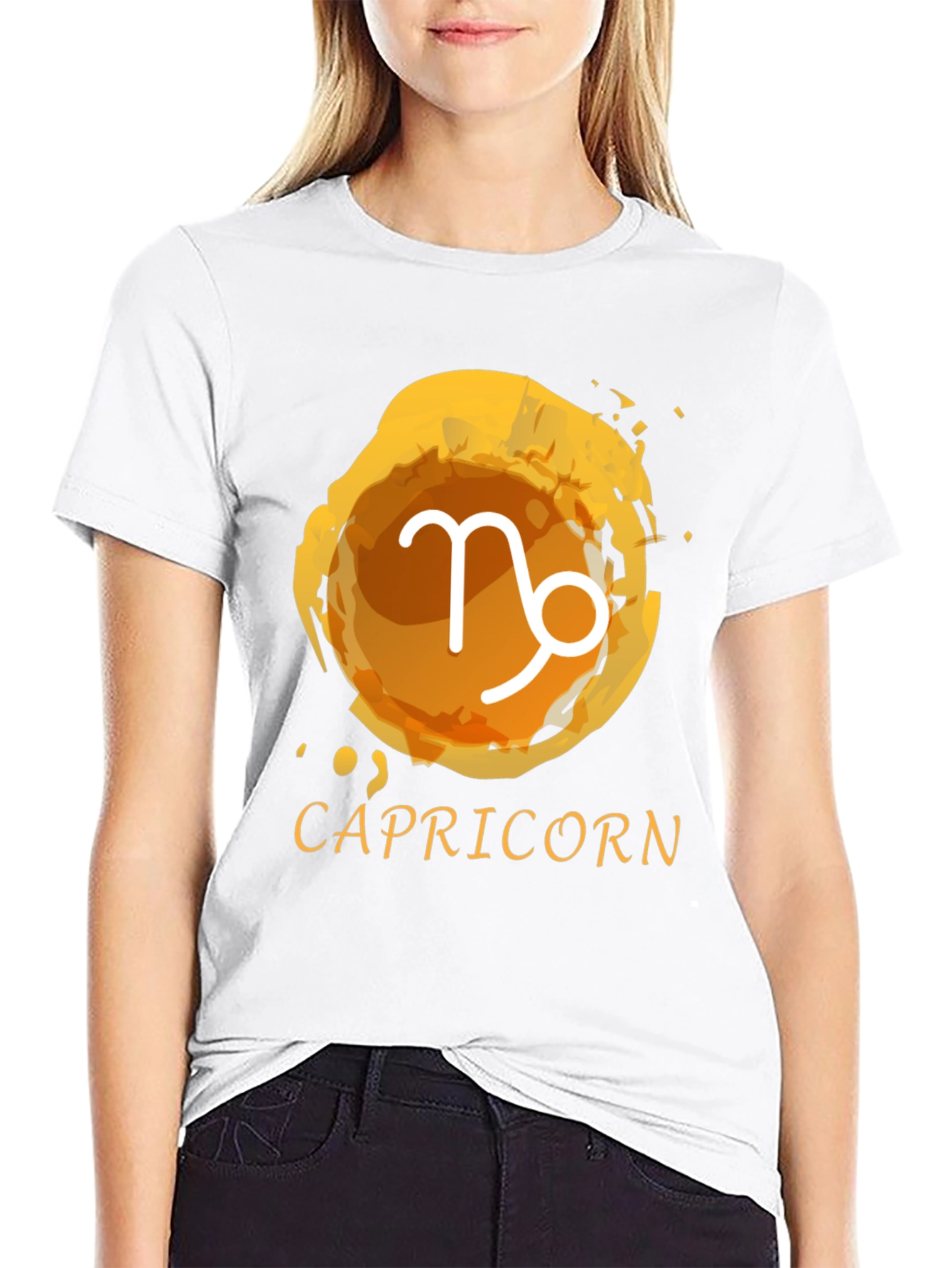 Capricorn Zodiac T-Shirt - Black Tee