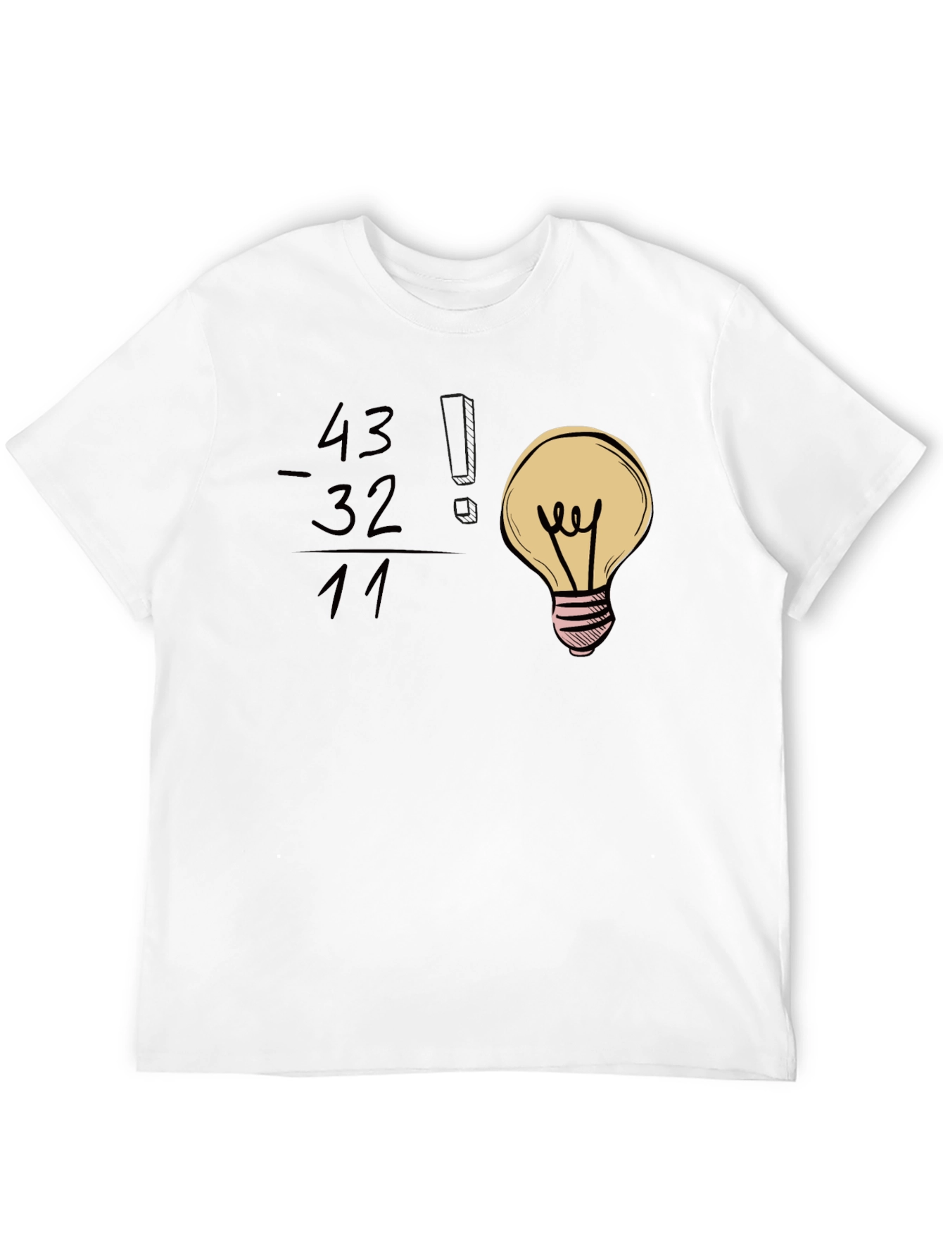 Math Idea T-Shirt - The Solution is Clear!