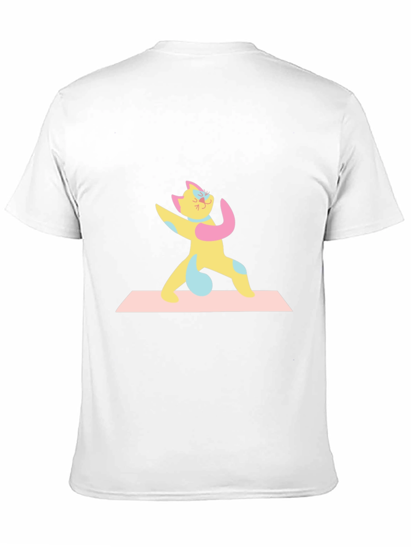 Yoga Cat Black T-Shirt