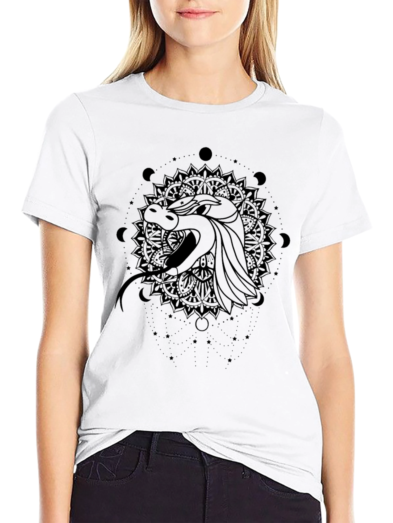 Dragon Mandala Graphic Tee