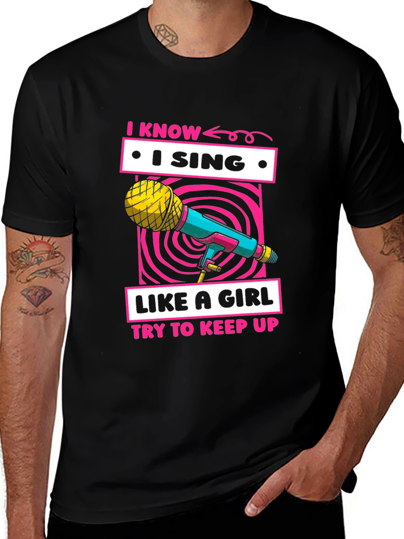 I Sing Like A Girl Graphic T-Shirt