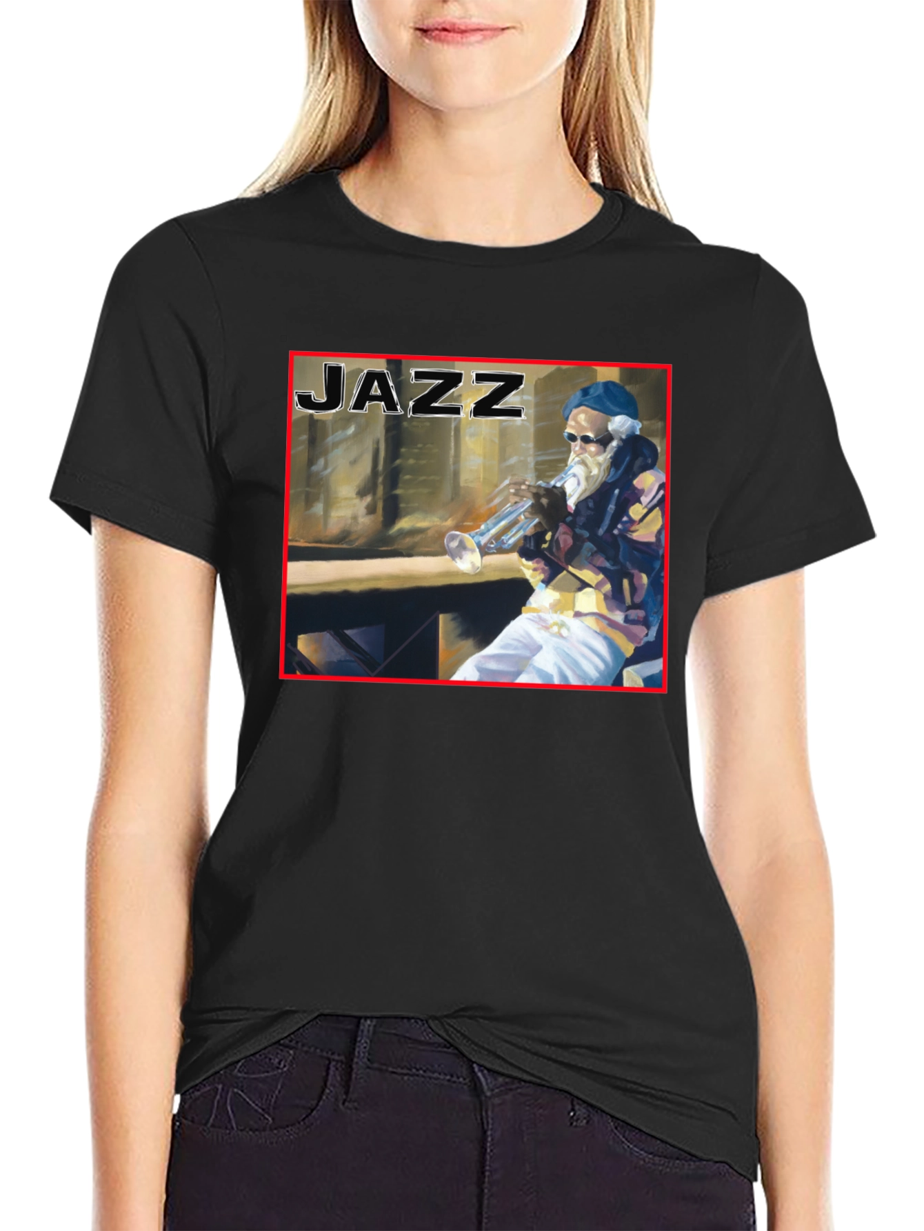 Jazz Musician Graphic T-Shirt