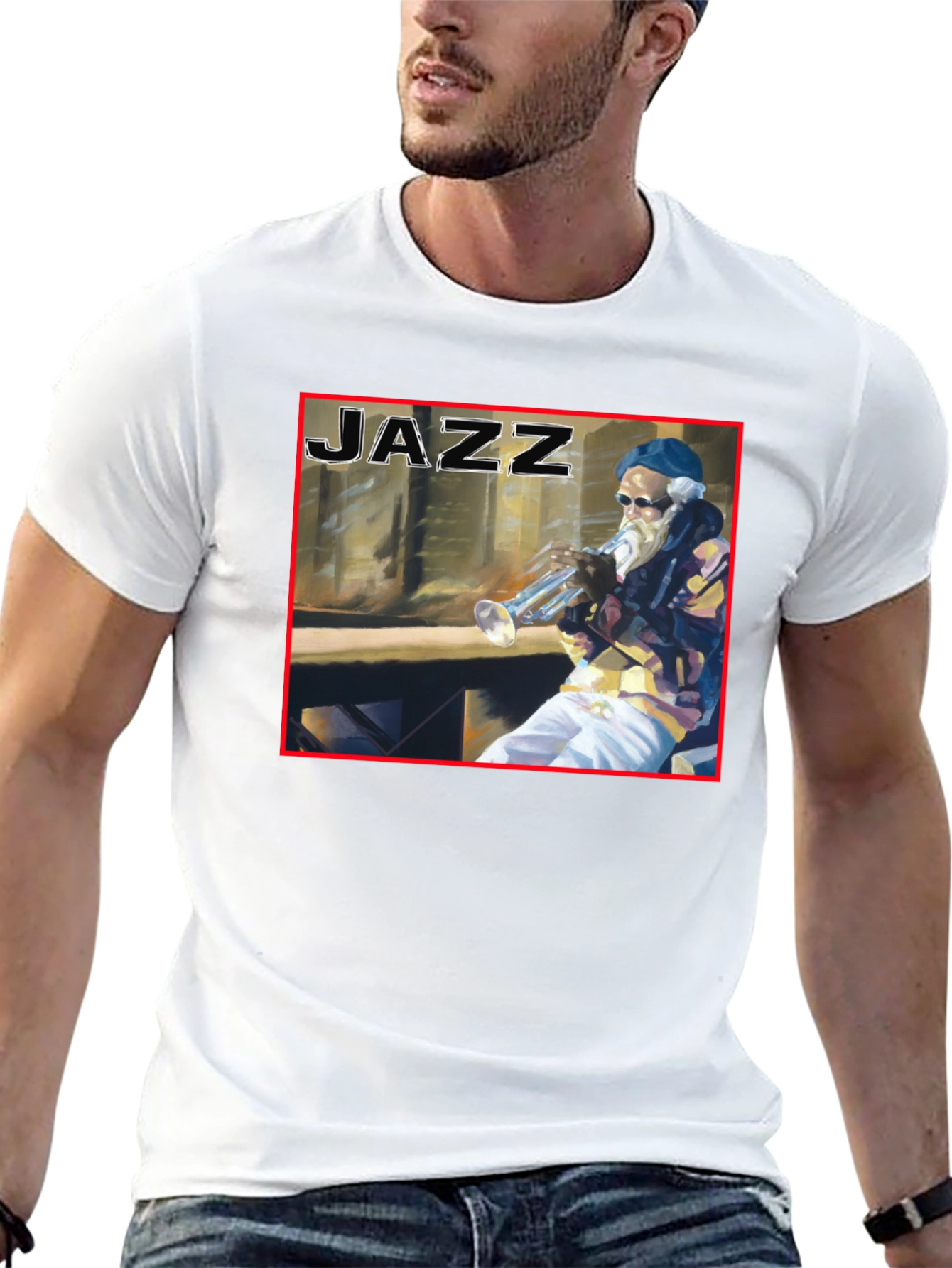 Jazz Musician Graphic T-Shirt