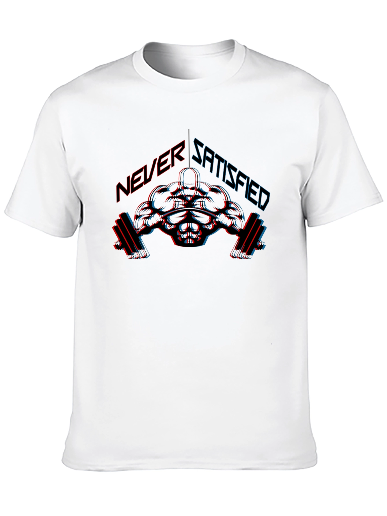 Never Satisfied Graphic T-Shirt