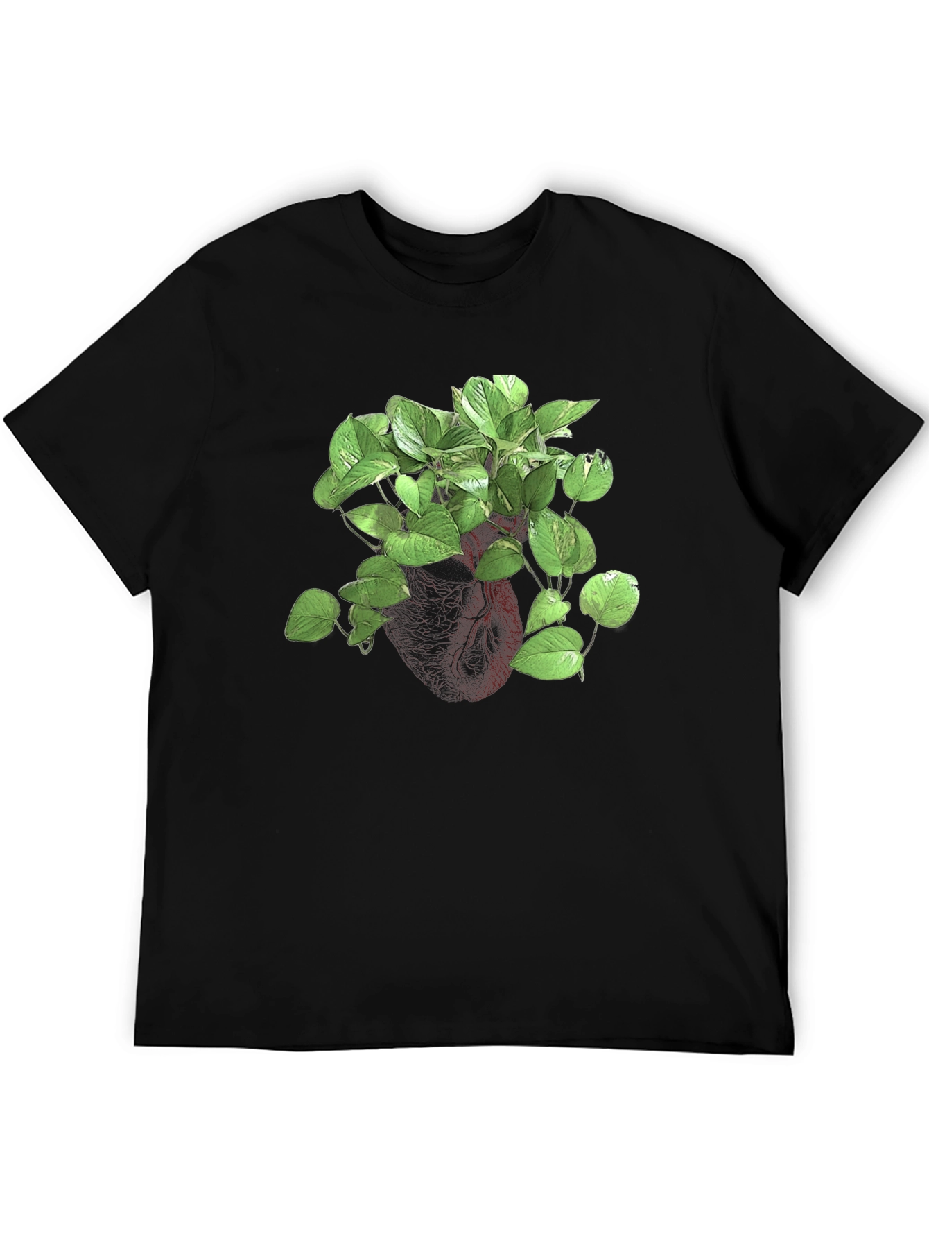 Botanical Heart T-Shirt - Unique Plant Lover Tee