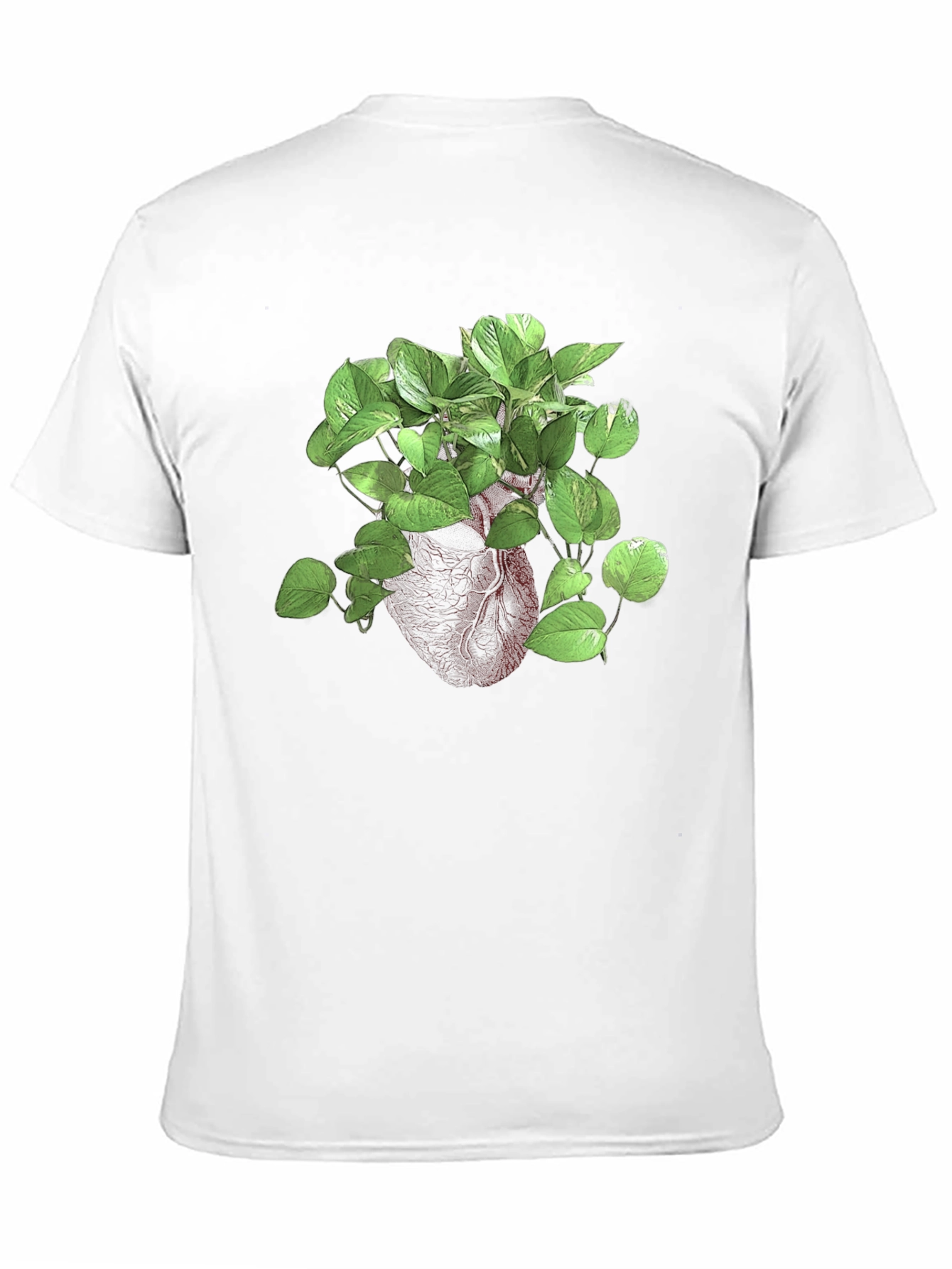 Botanical Heart T-Shirt - Unique Plant Lover Tee