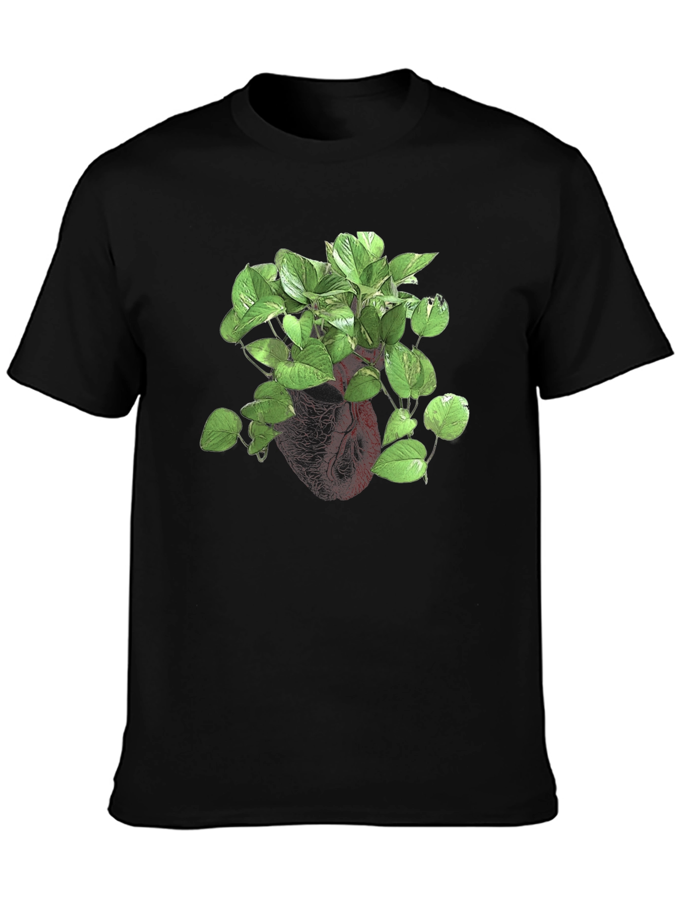 Botanical Heart T-Shirt - Unique Plant Lover Tee