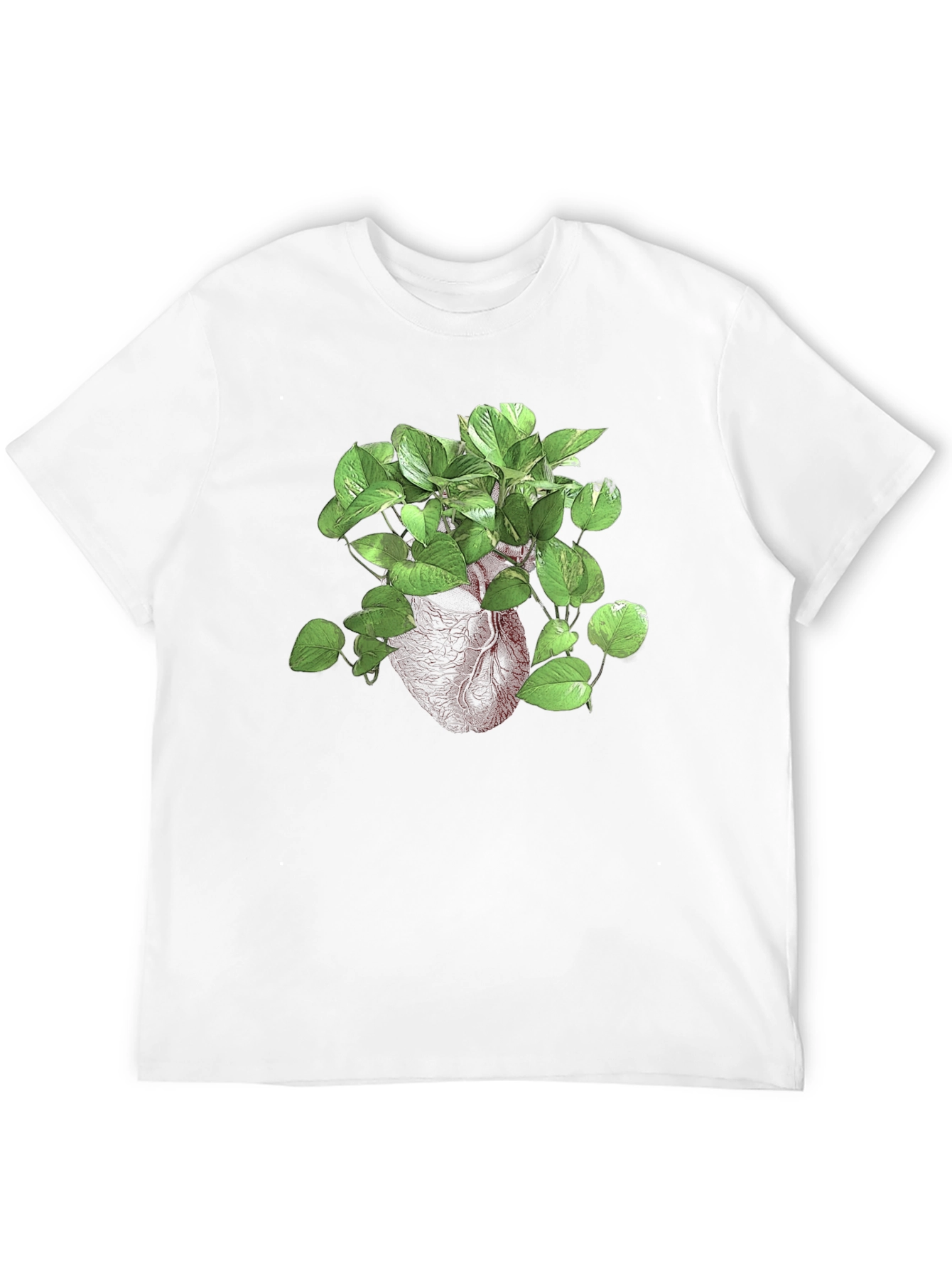 Botanical Heart T-Shirt - Unique Plant Lover Tee