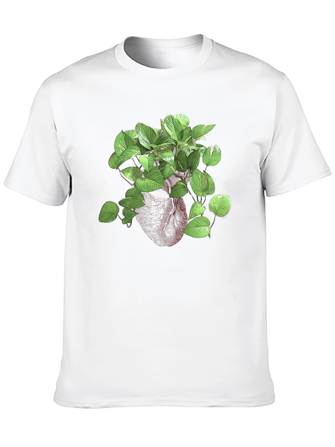 Botanical Heart T-Shirt - Unique Plant Lover Tee