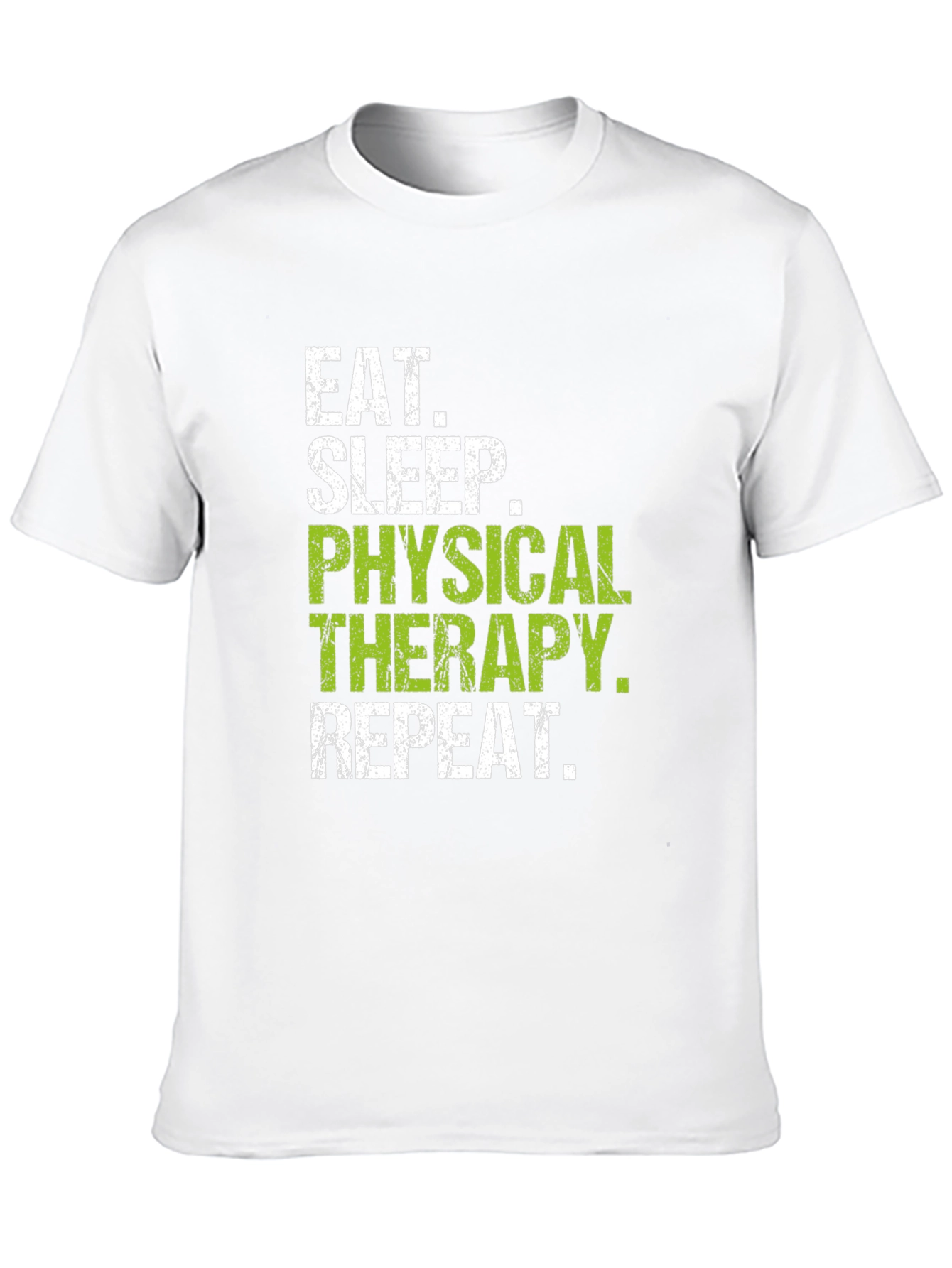 Eat Sleep Physical Therapy Repeat Black T-Shirt