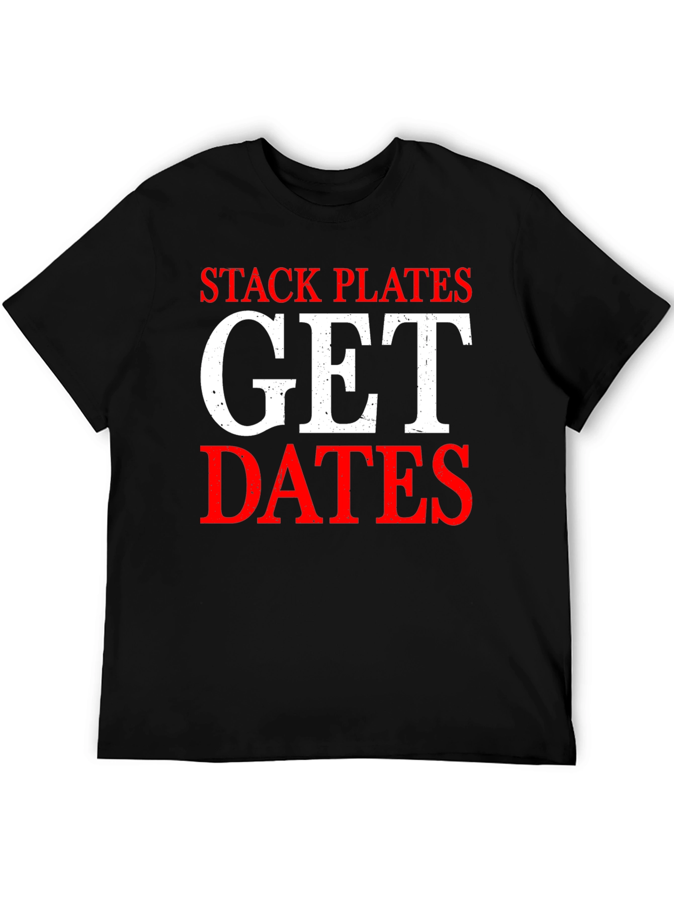 Stack Plates Get Dates Graphic Tee