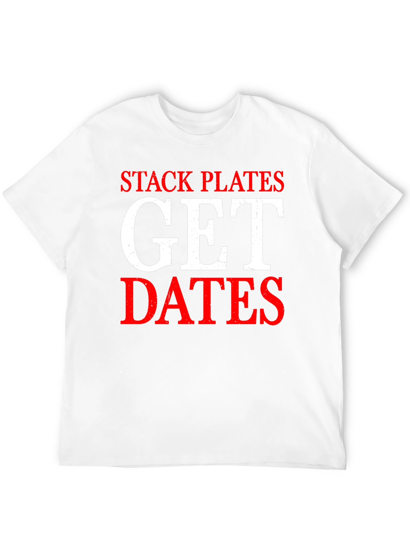 Stack Plates Get Dates Graphic Tee