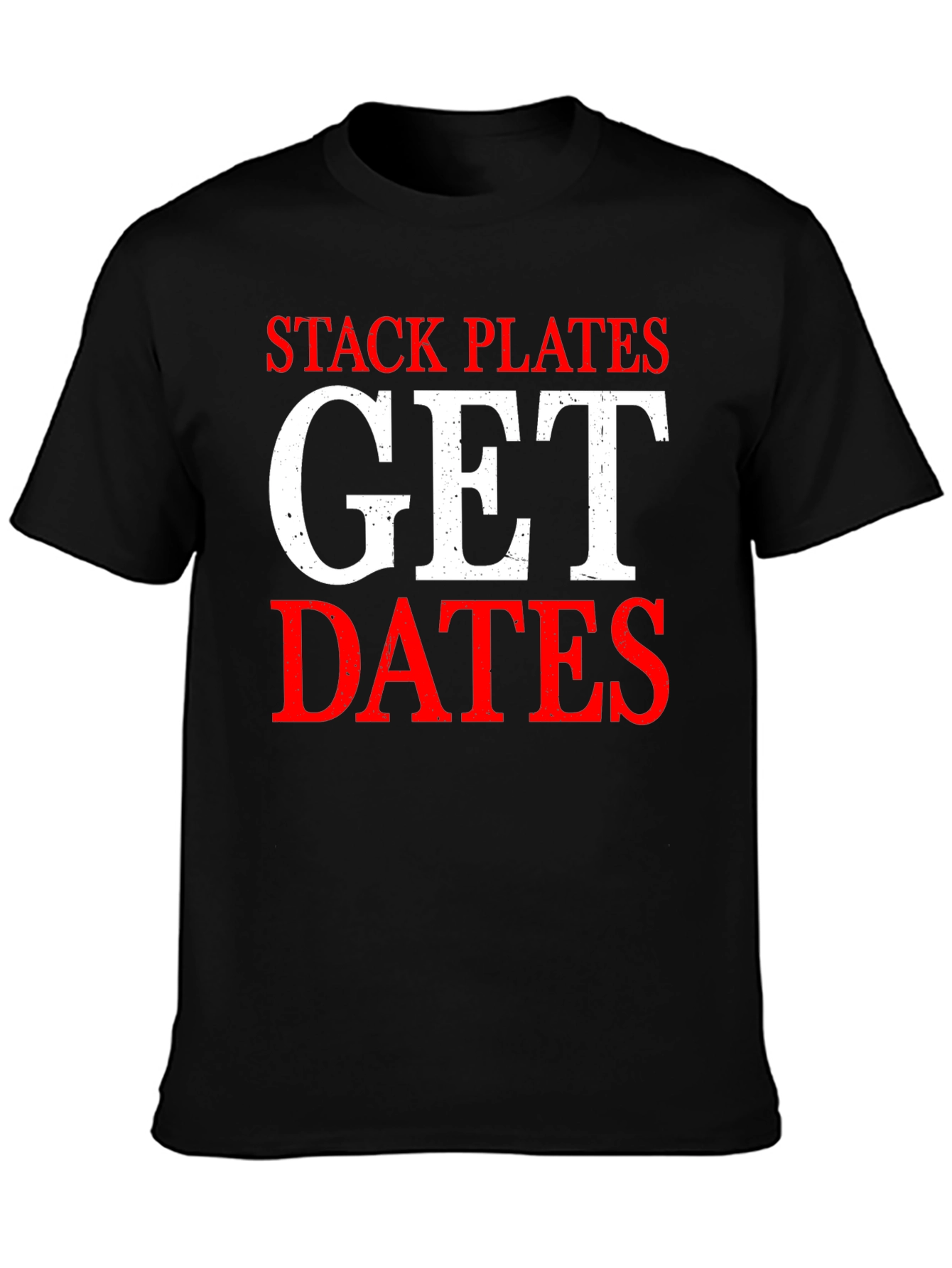 Stack Plates Get Dates Graphic Tee