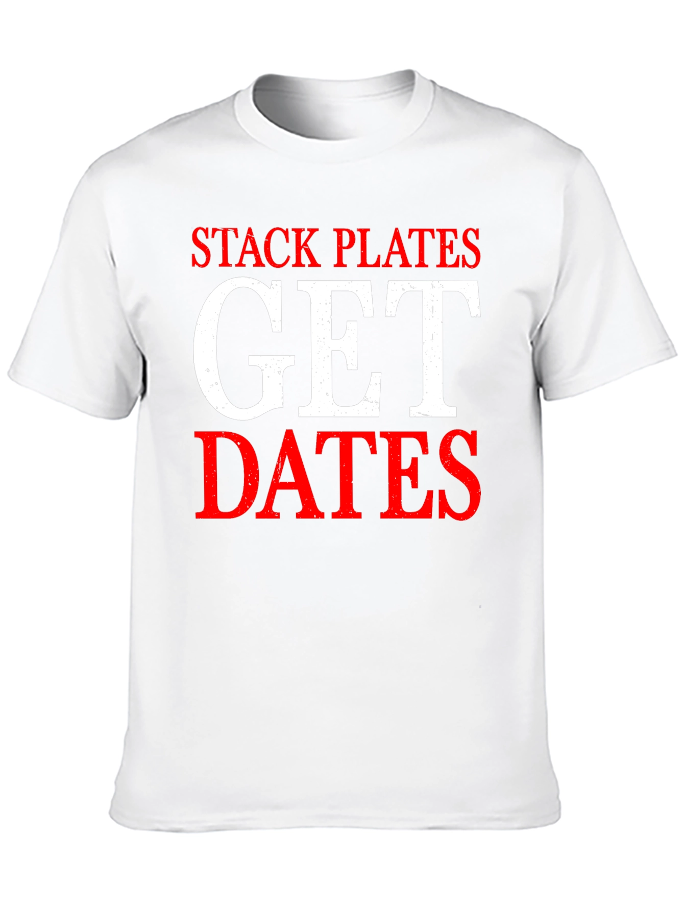 Stack Plates Get Dates Graphic Tee