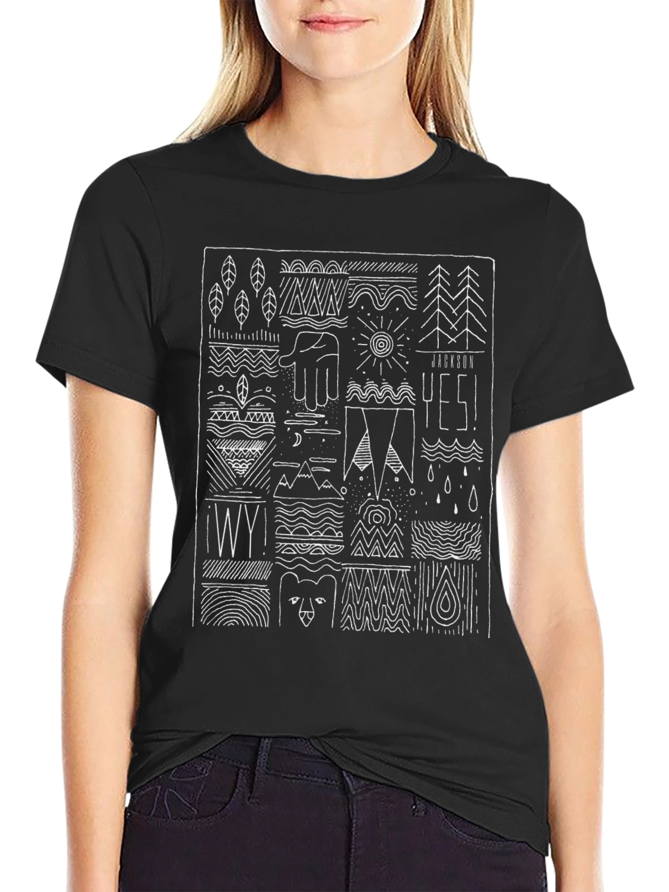 Nature Inspired Graphic Print T-Shirt