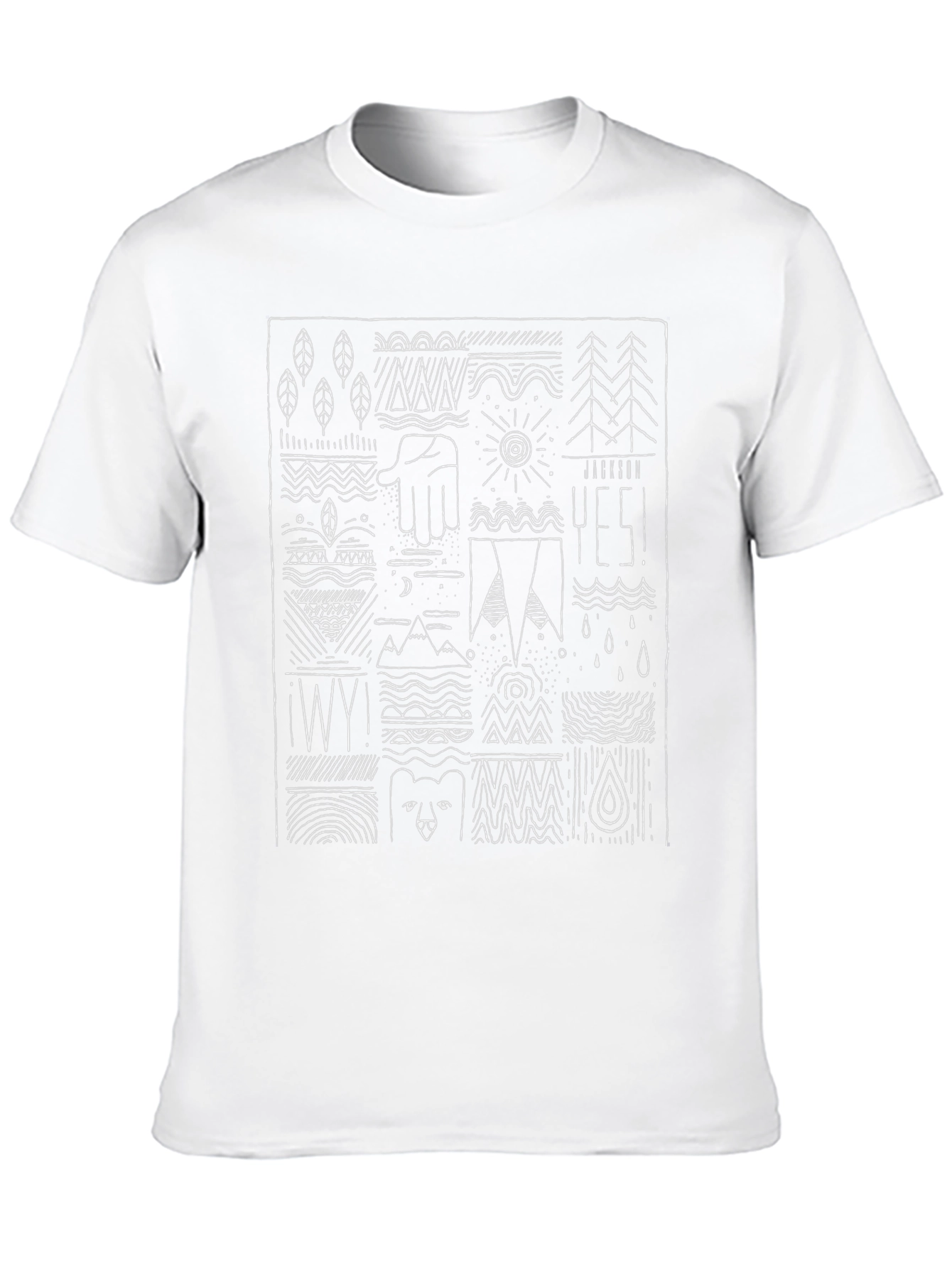 Nature Inspired Graphic Print T-Shirt