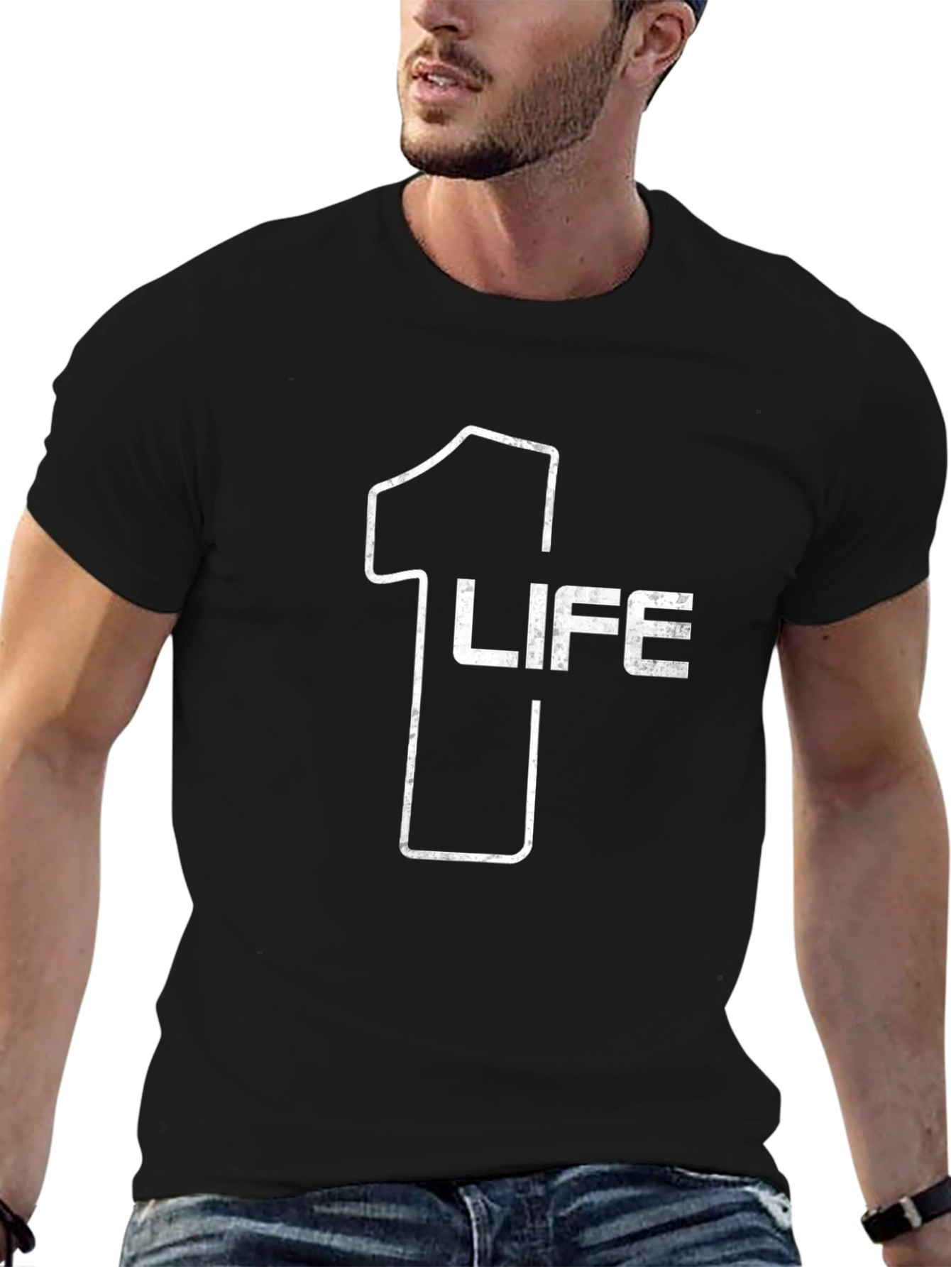 One Life Graphic Tee - Stylish Cotton T-Shirt