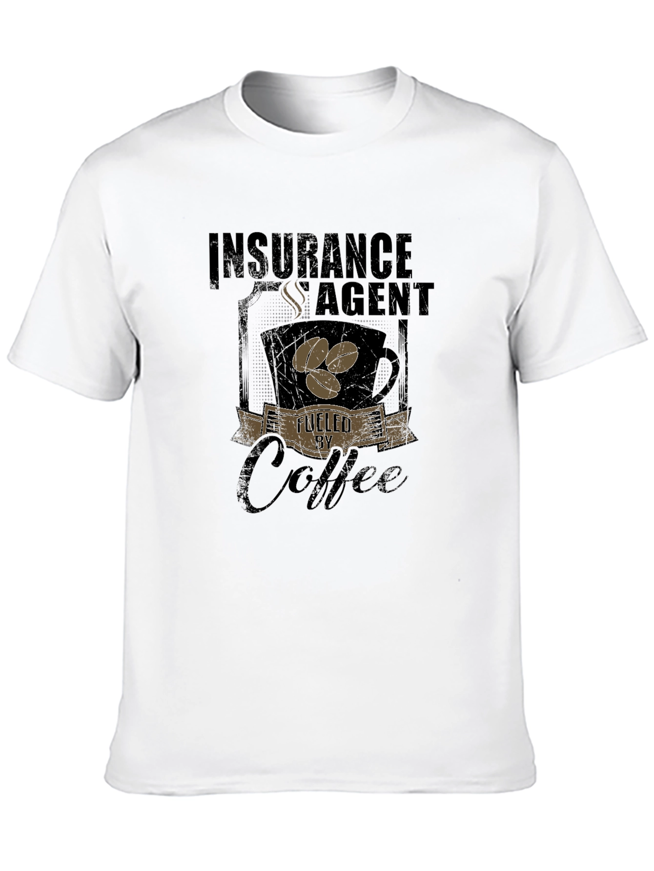 Insurance Agent Fuelled By Coffee T-Shirt