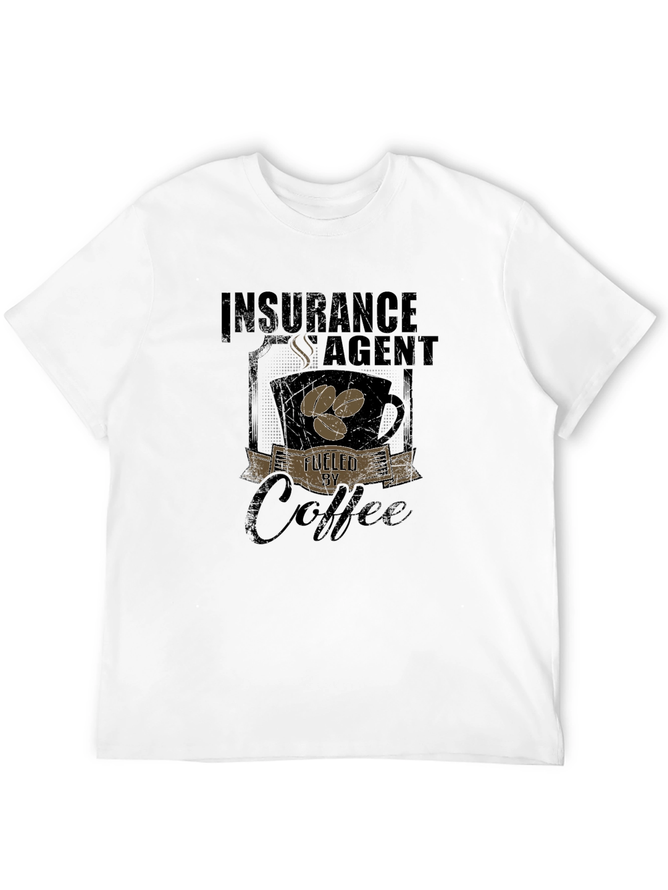 Insurance Agent Fuelled By Coffee T-Shirt