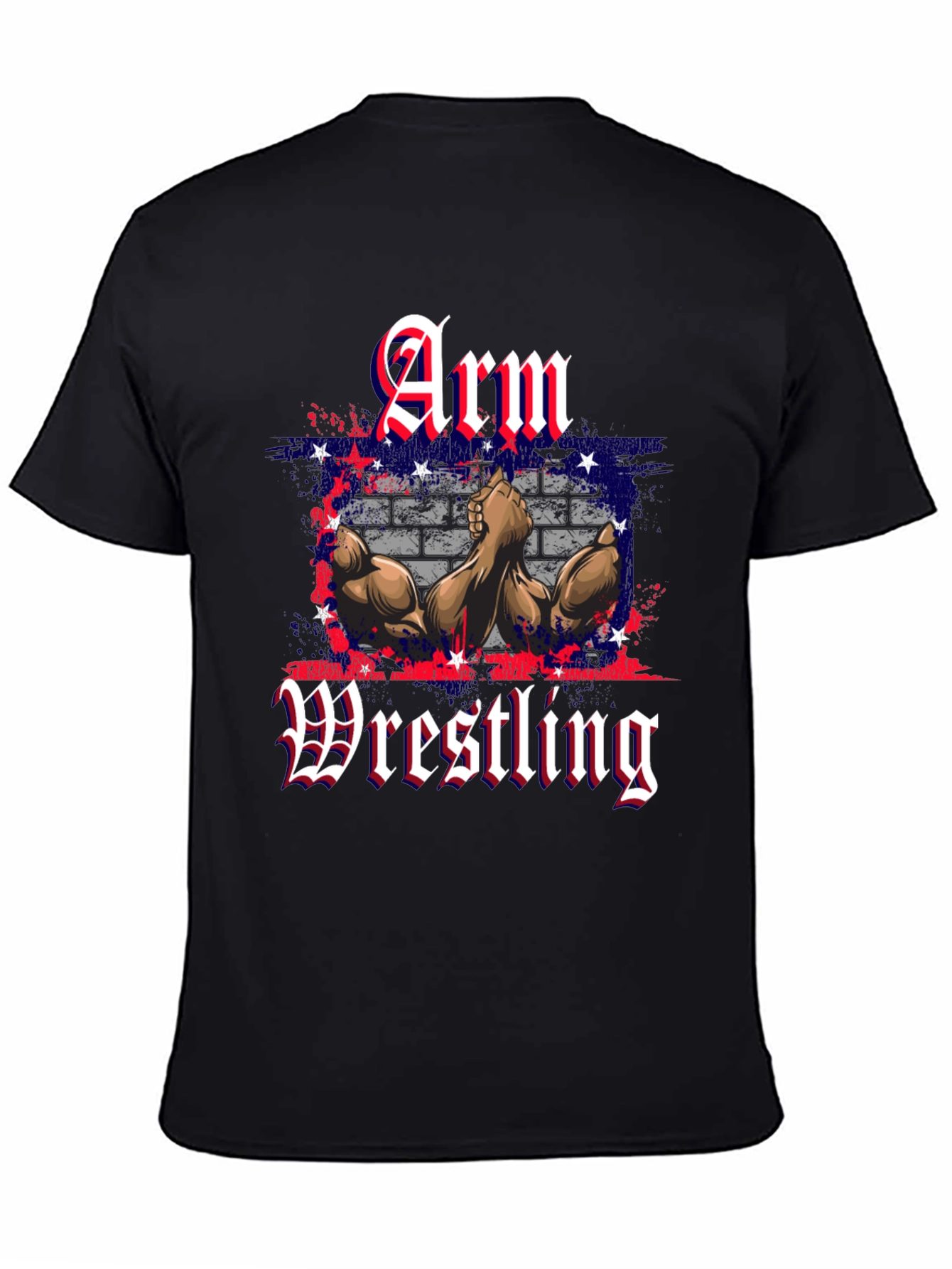 Arm Wrestling Patriotic T-Shirt