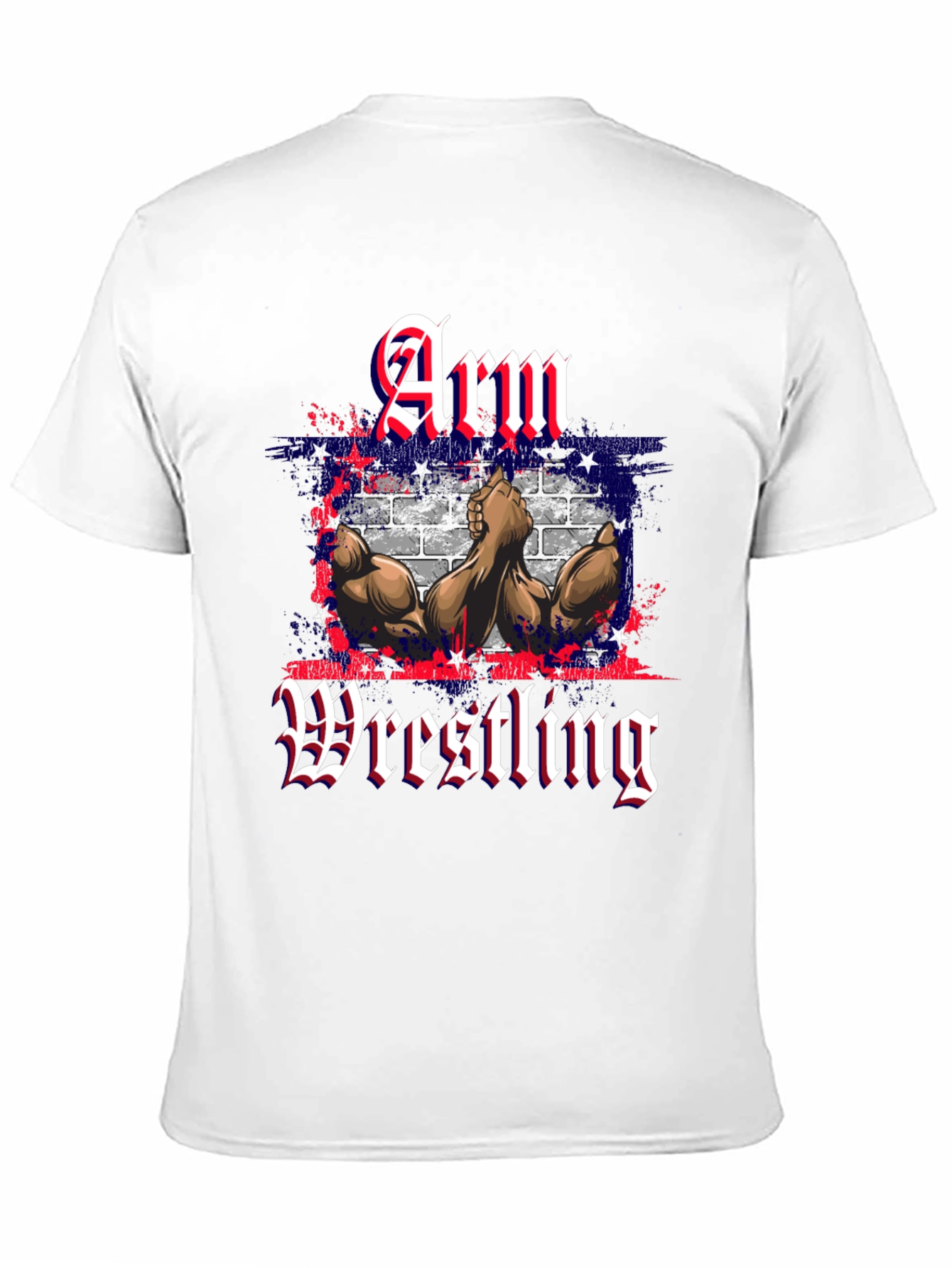 Arm Wrestling Patriotic T-Shirt