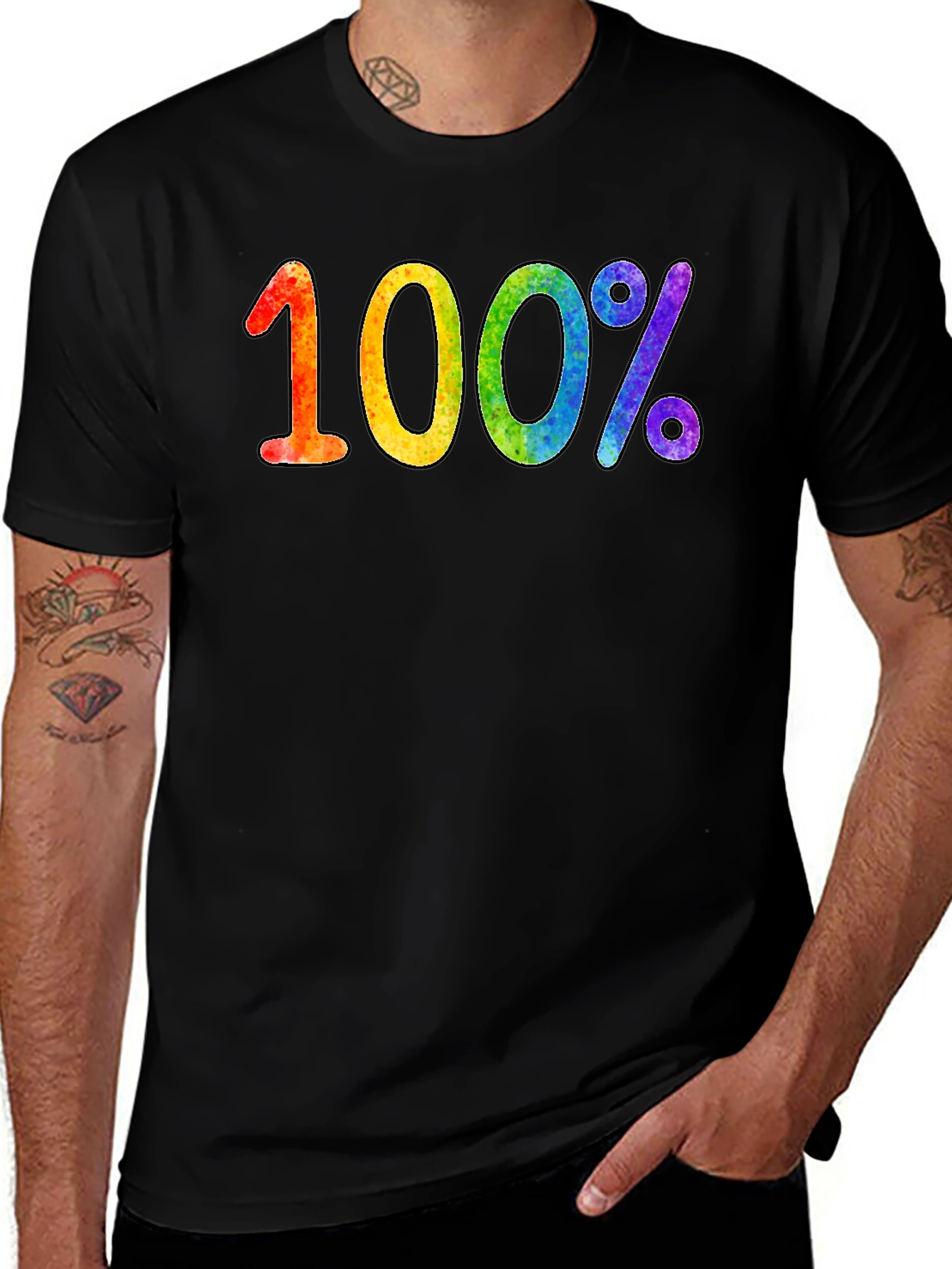 Rainbow 100% Pride T-Shirt