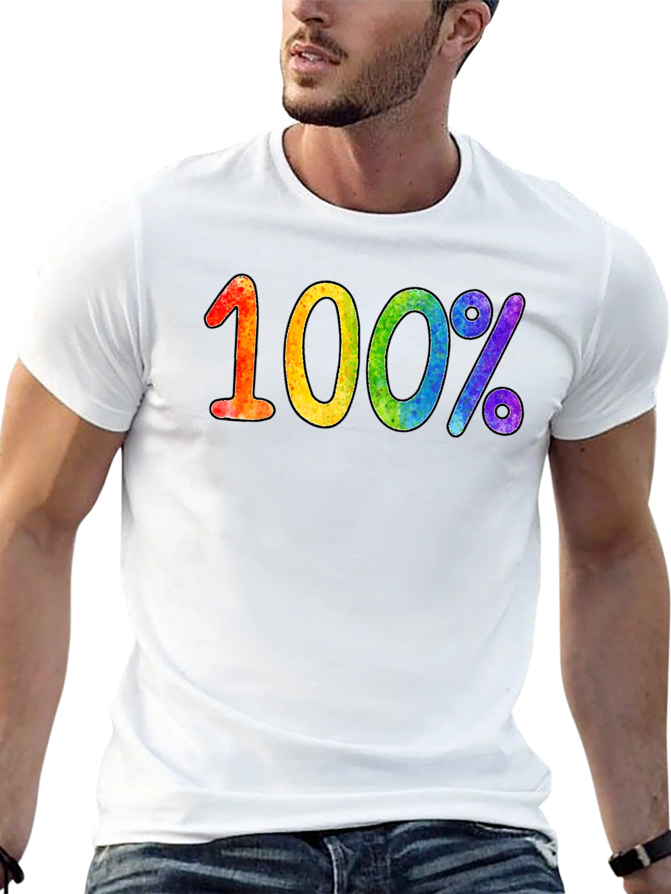 Rainbow 100% Pride T-Shirt
