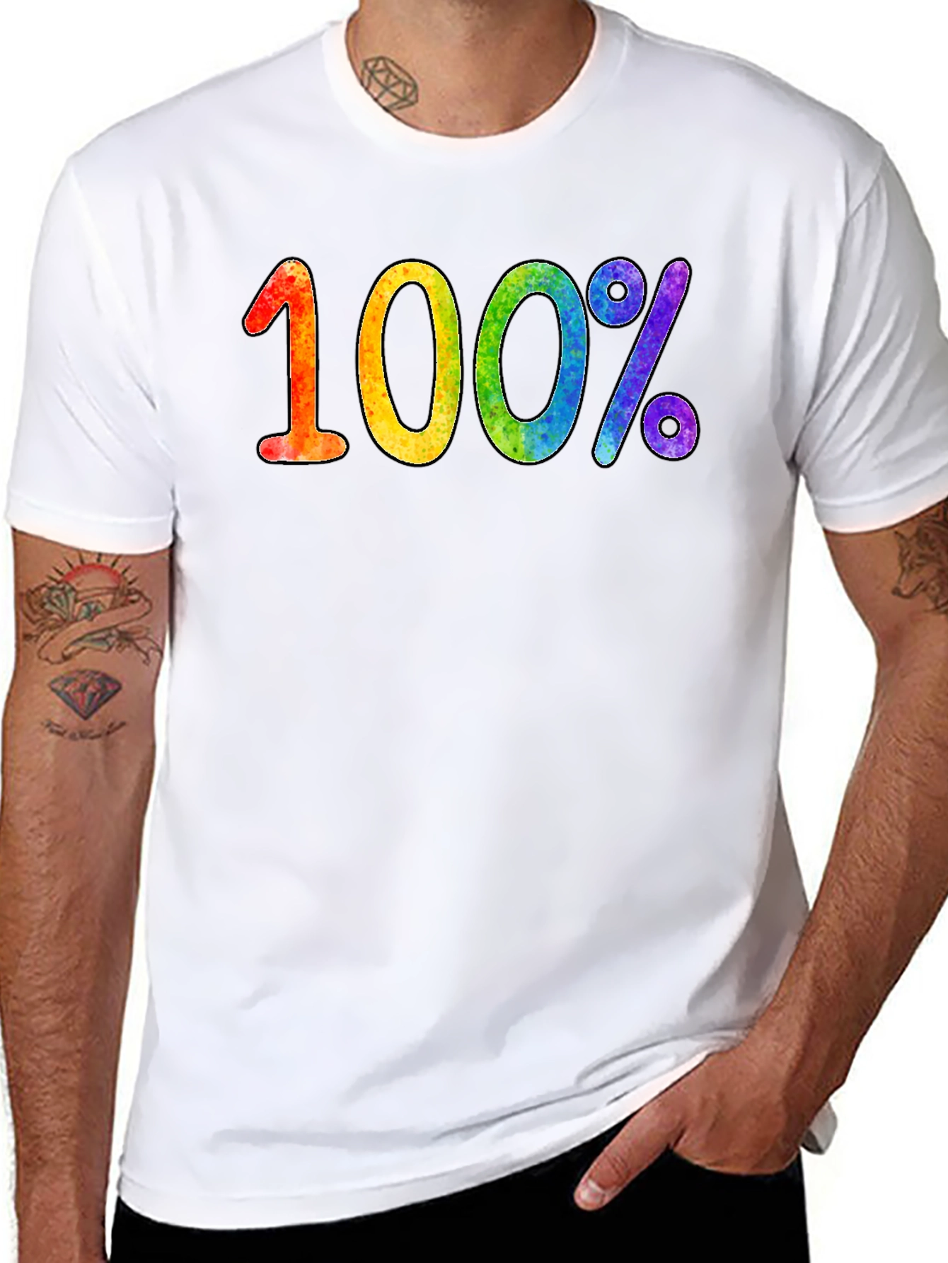 Rainbow 100% Pride T-Shirt