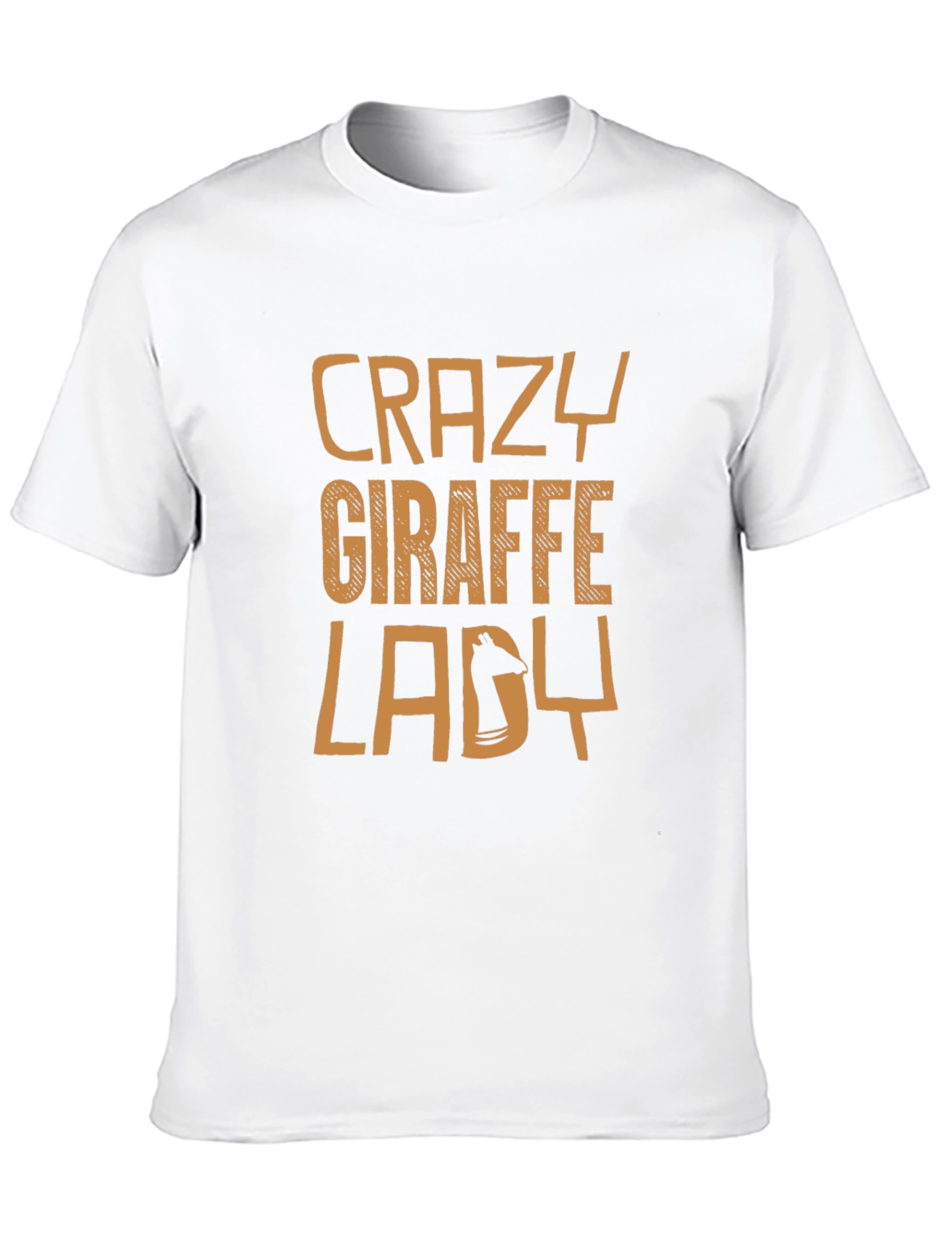 Crazy Giraffe Lady Graphic Tee