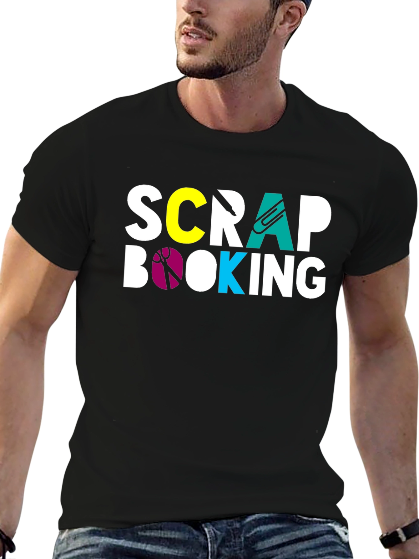 Scrapbooking Graphic T-Shirt - Crafty Hobby Tee