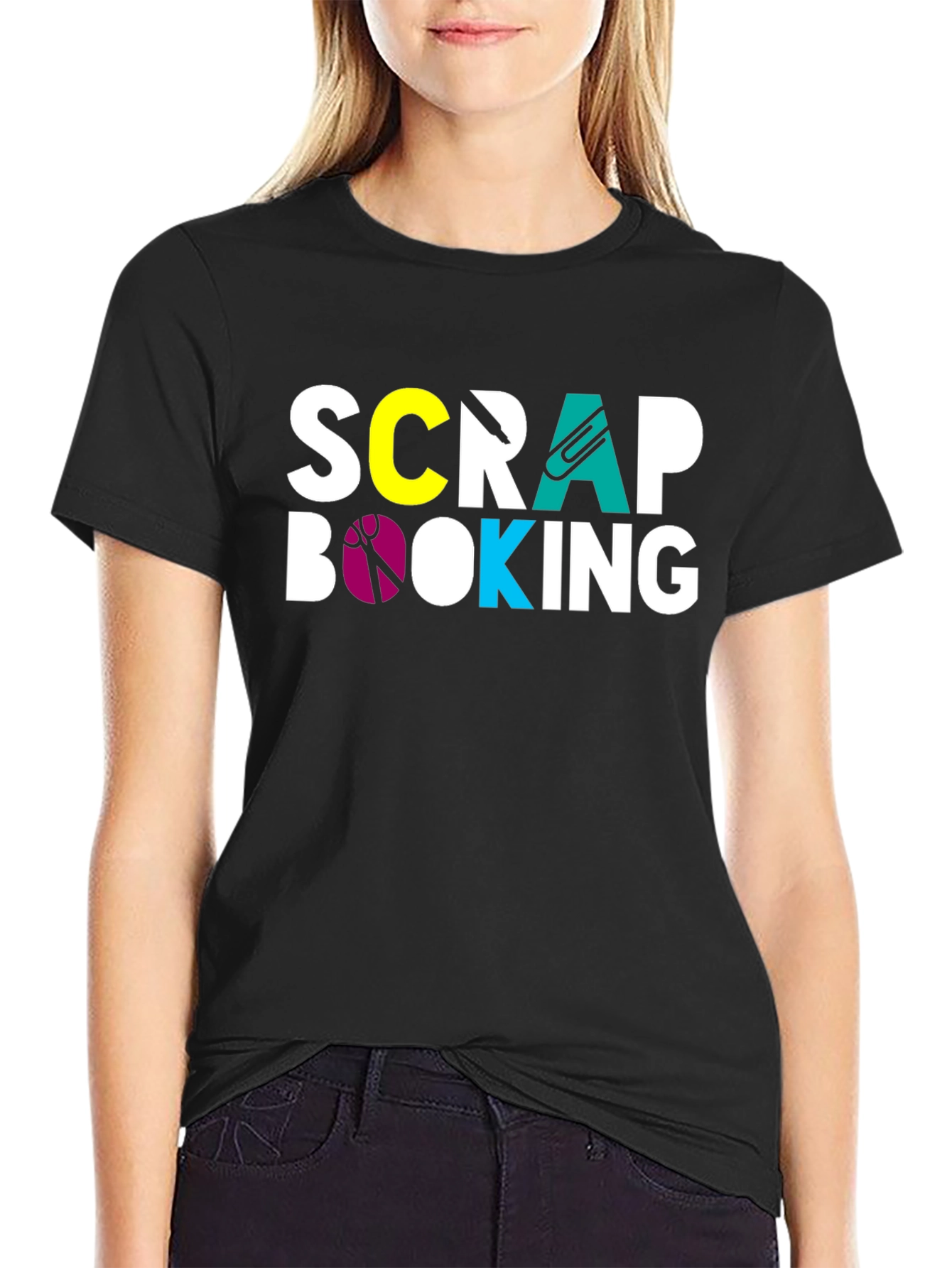 Scrapbooking Graphic T-Shirt - Crafty Hobby Tee