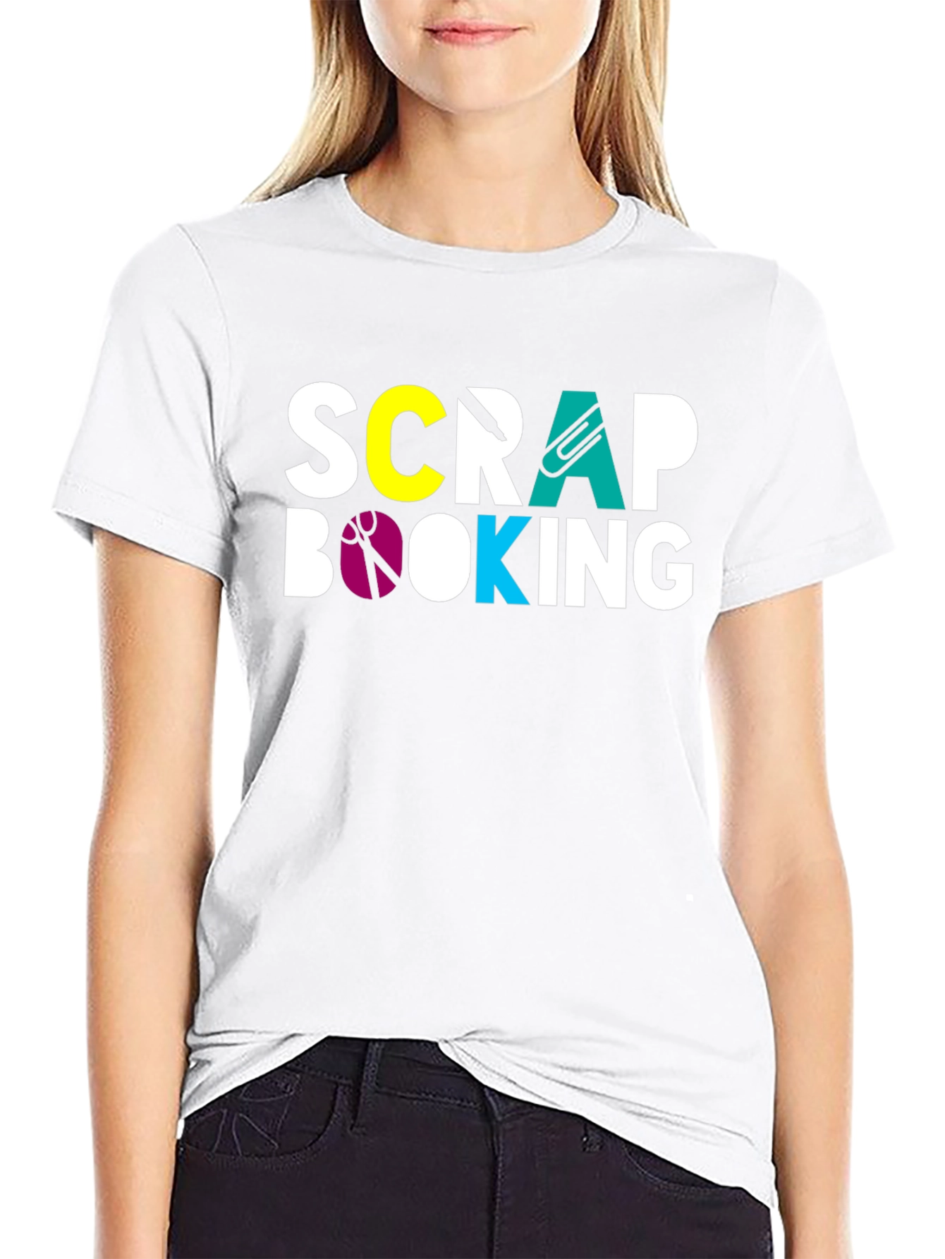 Scrapbooking Graphic T-Shirt - Crafty Hobby Tee