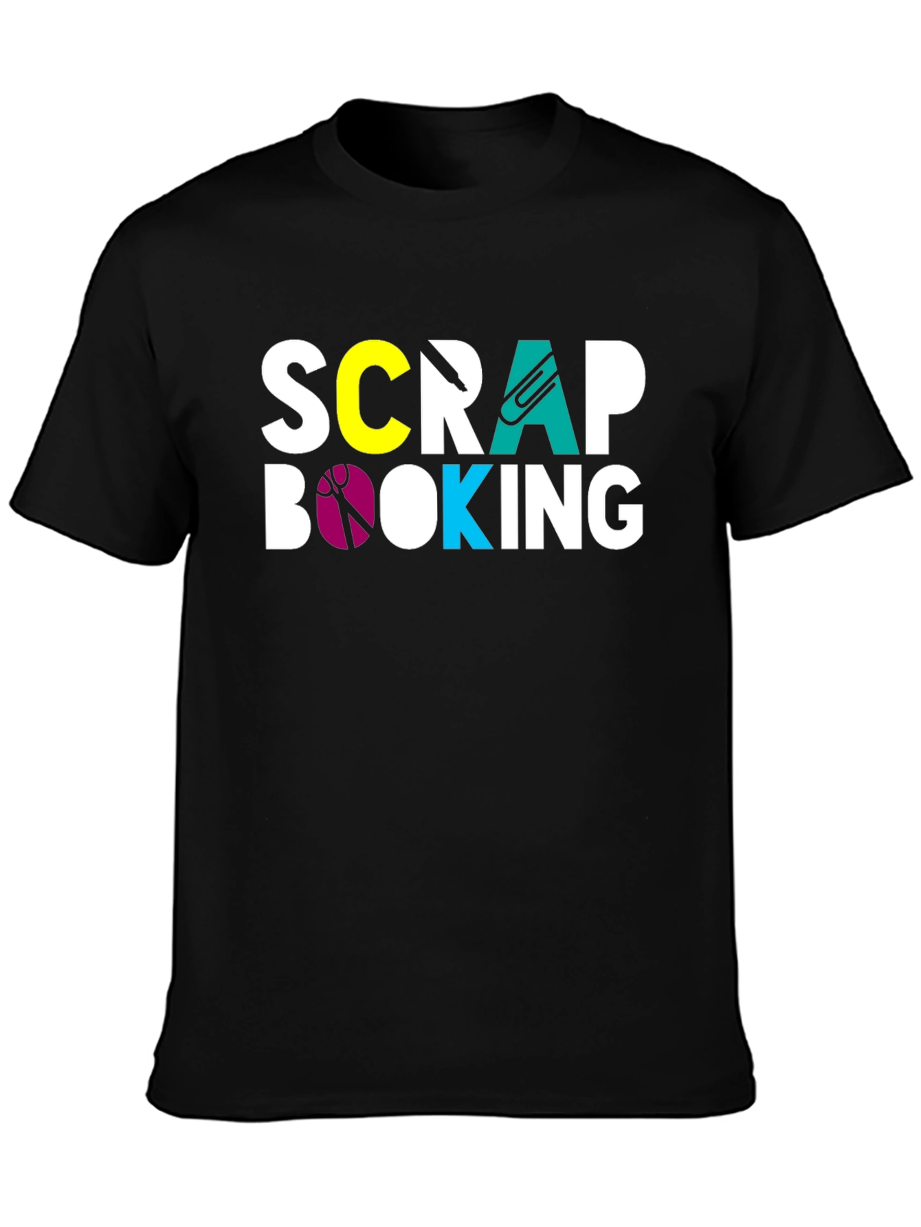 Scrapbooking Graphic T-Shirt - Crafty Hobby Tee