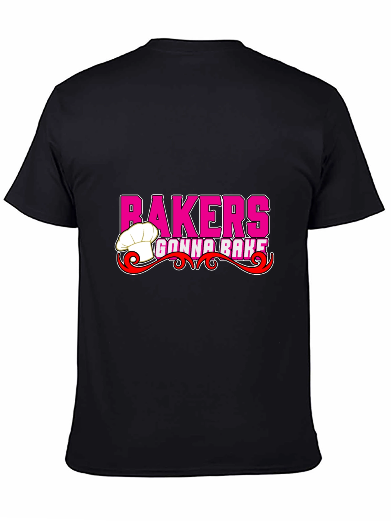 Bakers Gonna Bake Black Graphic T-Shirt