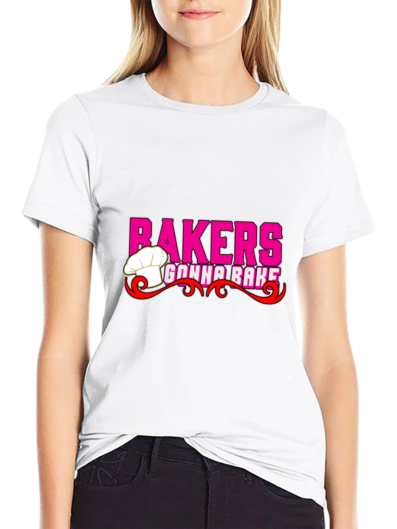 Bakers Gonna Bake Black Graphic T-Shirt