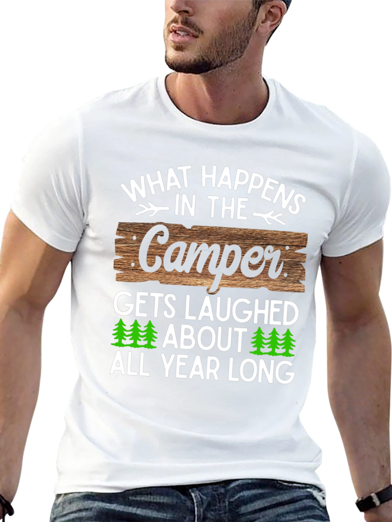 Camper Laughs Graphic T-Shirt