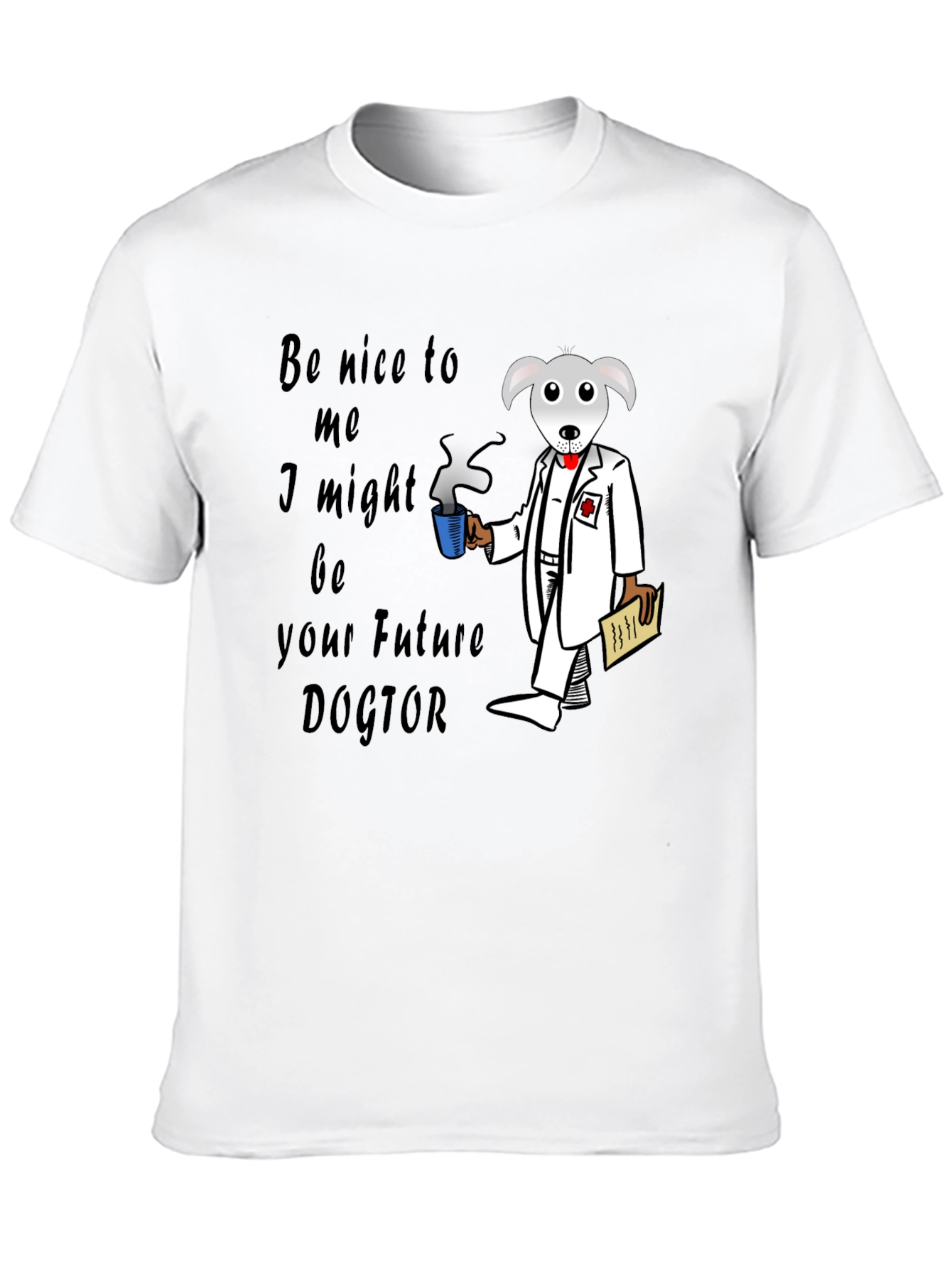 Future Dogtor T-Shirt - Novelty Graphic Tee