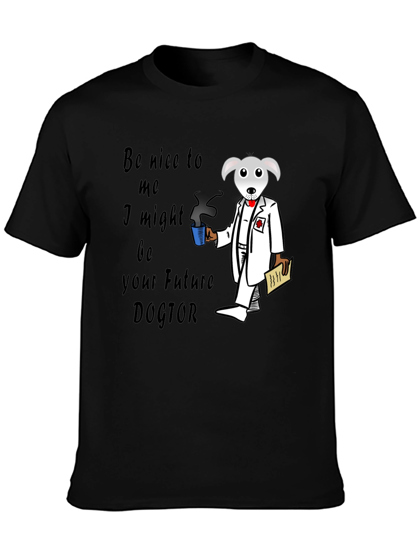 Future Dogtor T-Shirt - Novelty Graphic Tee