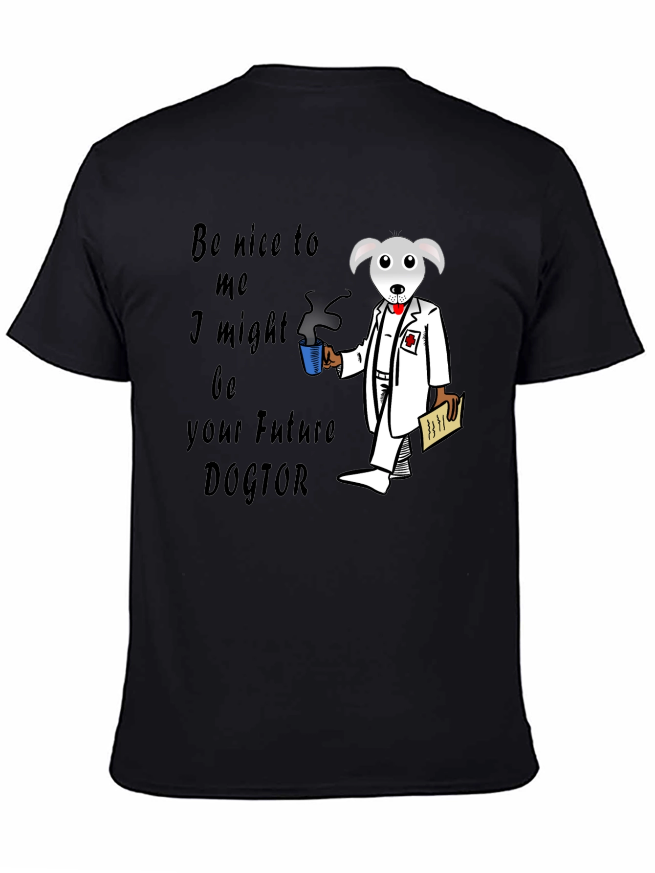 Future Dogtor T-Shirt - Novelty Graphic Tee