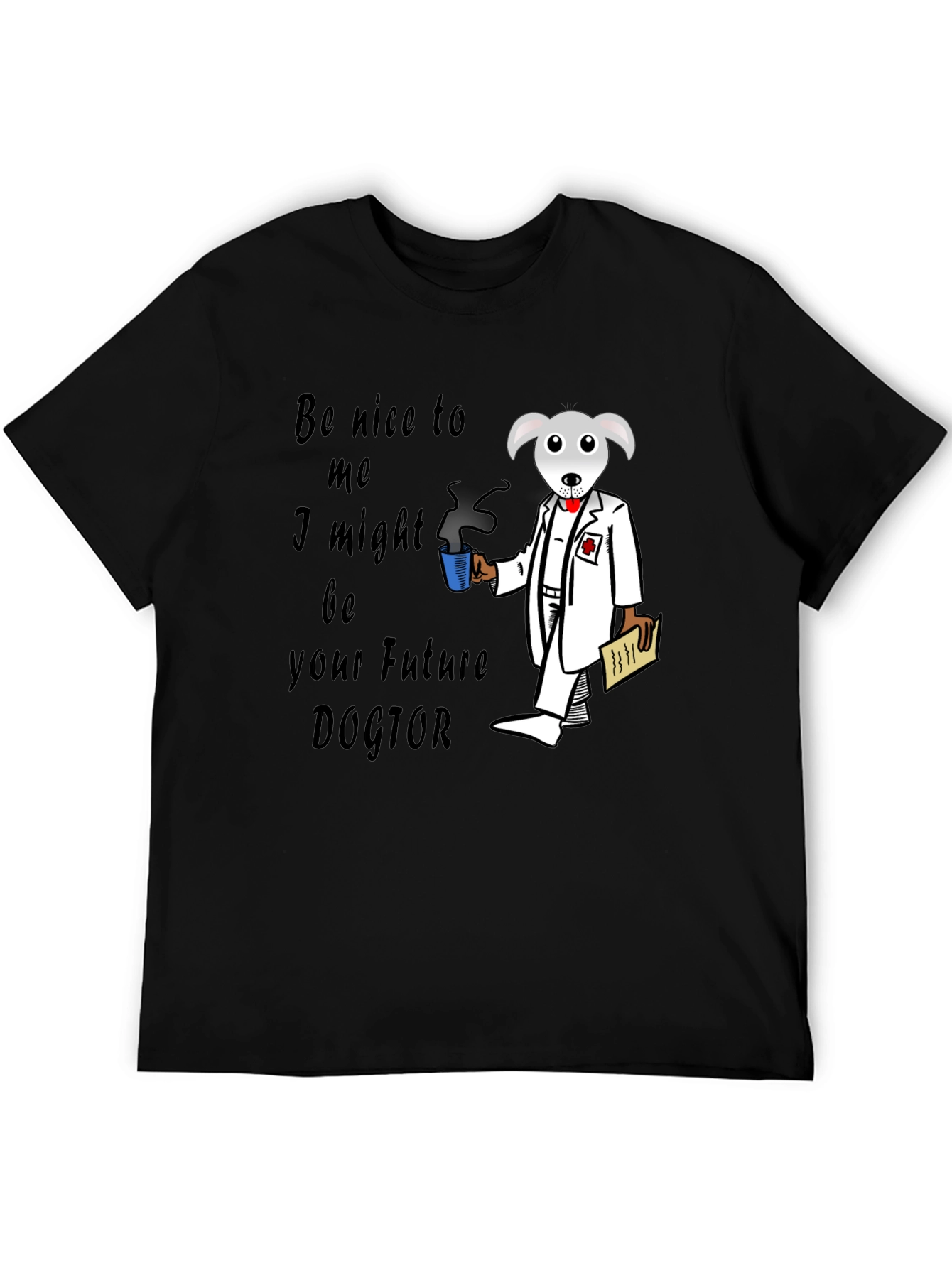 Future Dogtor T-Shirt - Novelty Graphic Tee