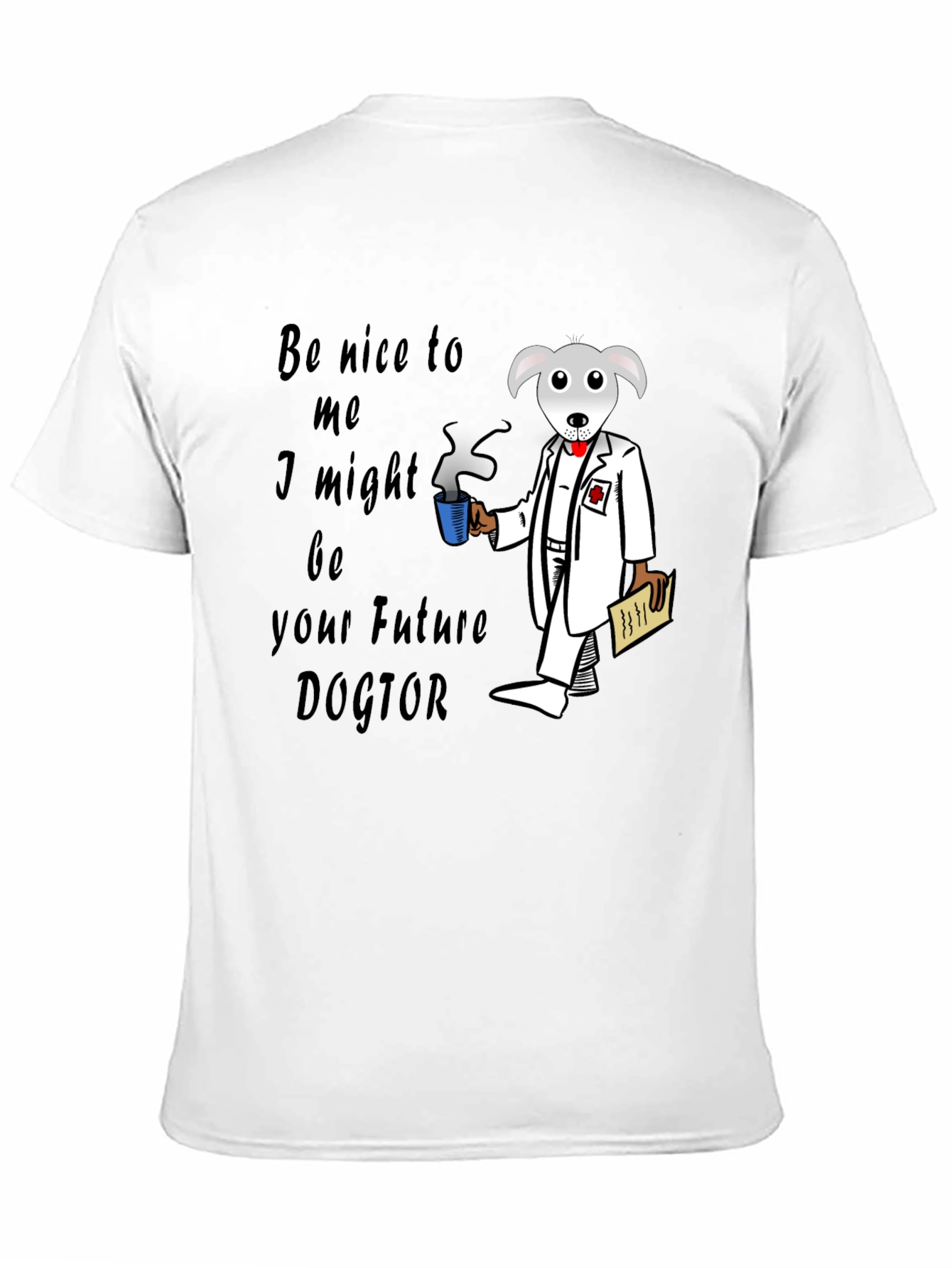 Future Dogtor T-Shirt - Novelty Graphic Tee