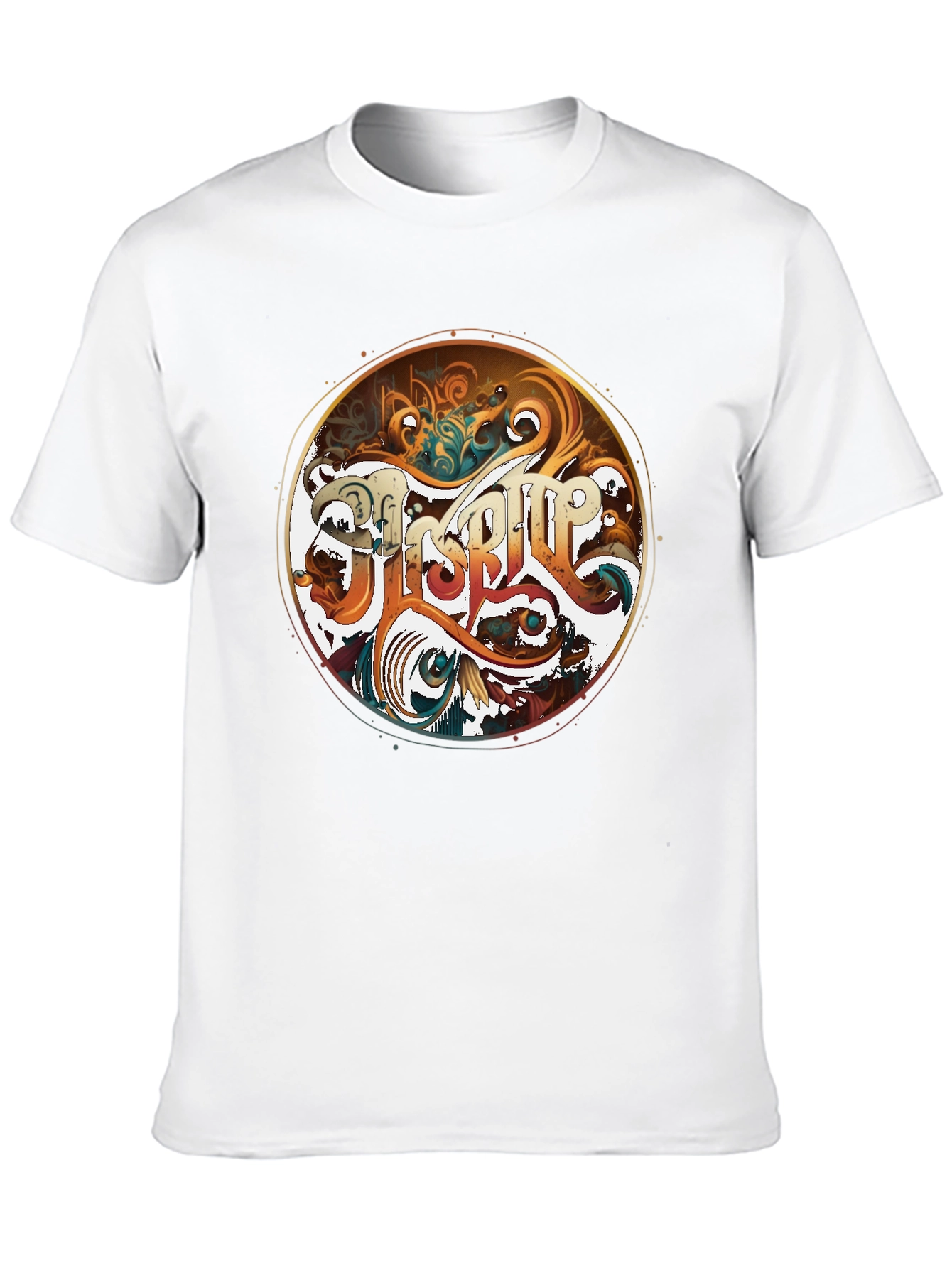 Groovy Graphic Tee - Retro Circle Design