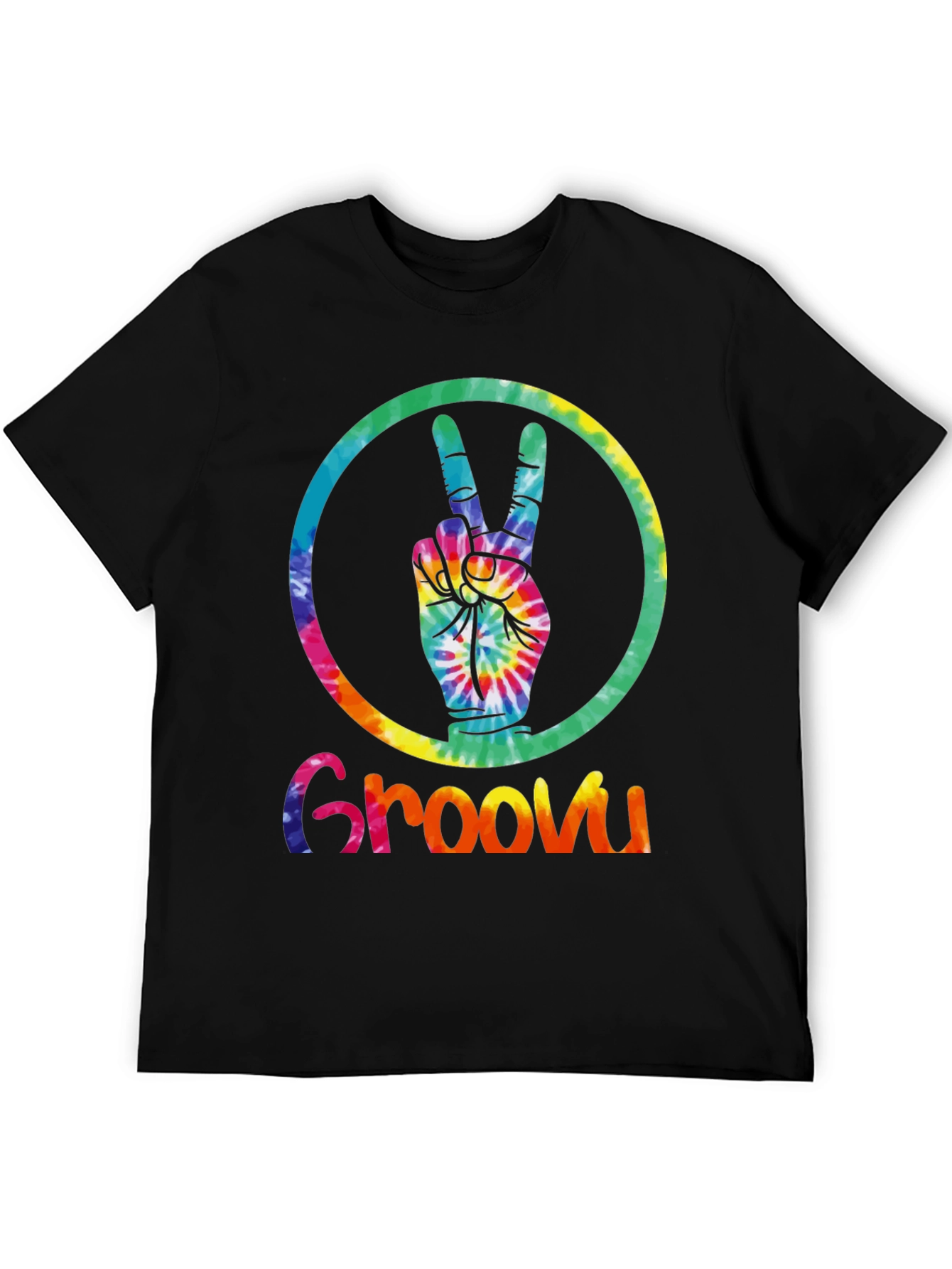 Groovy Tie-Dye Peace Sign T-Shirt
