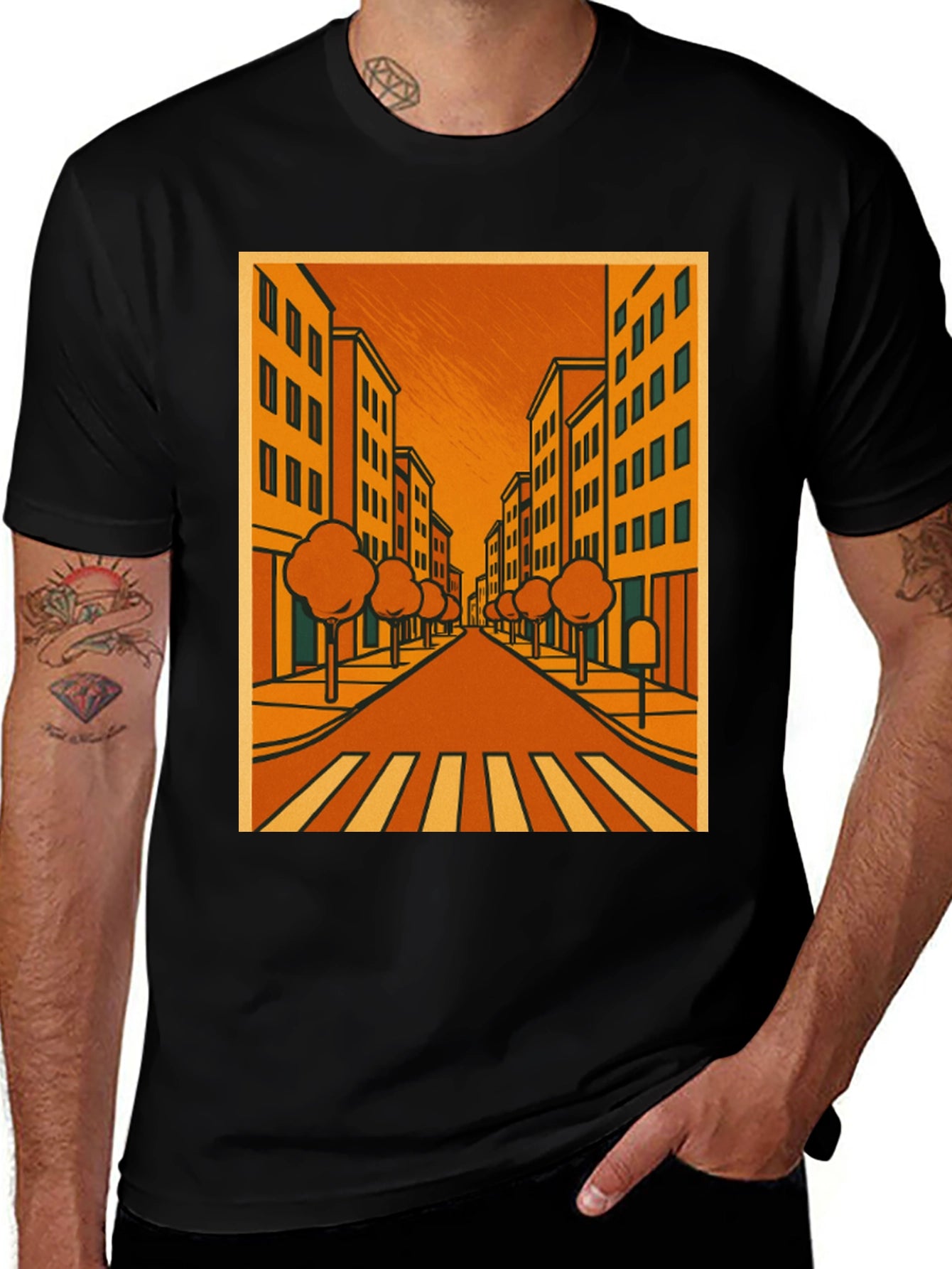 City Street Graphic T-Shirt
