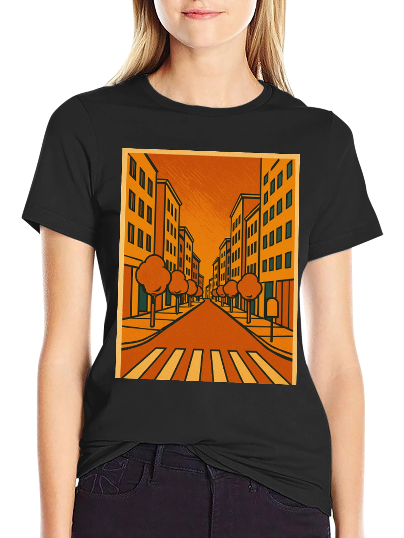 City Street Graphic T-Shirt