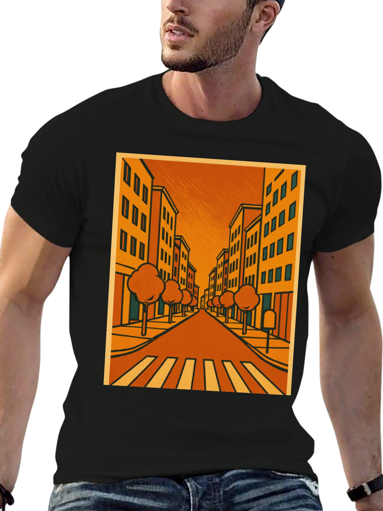 City Street Graphic T-Shirt