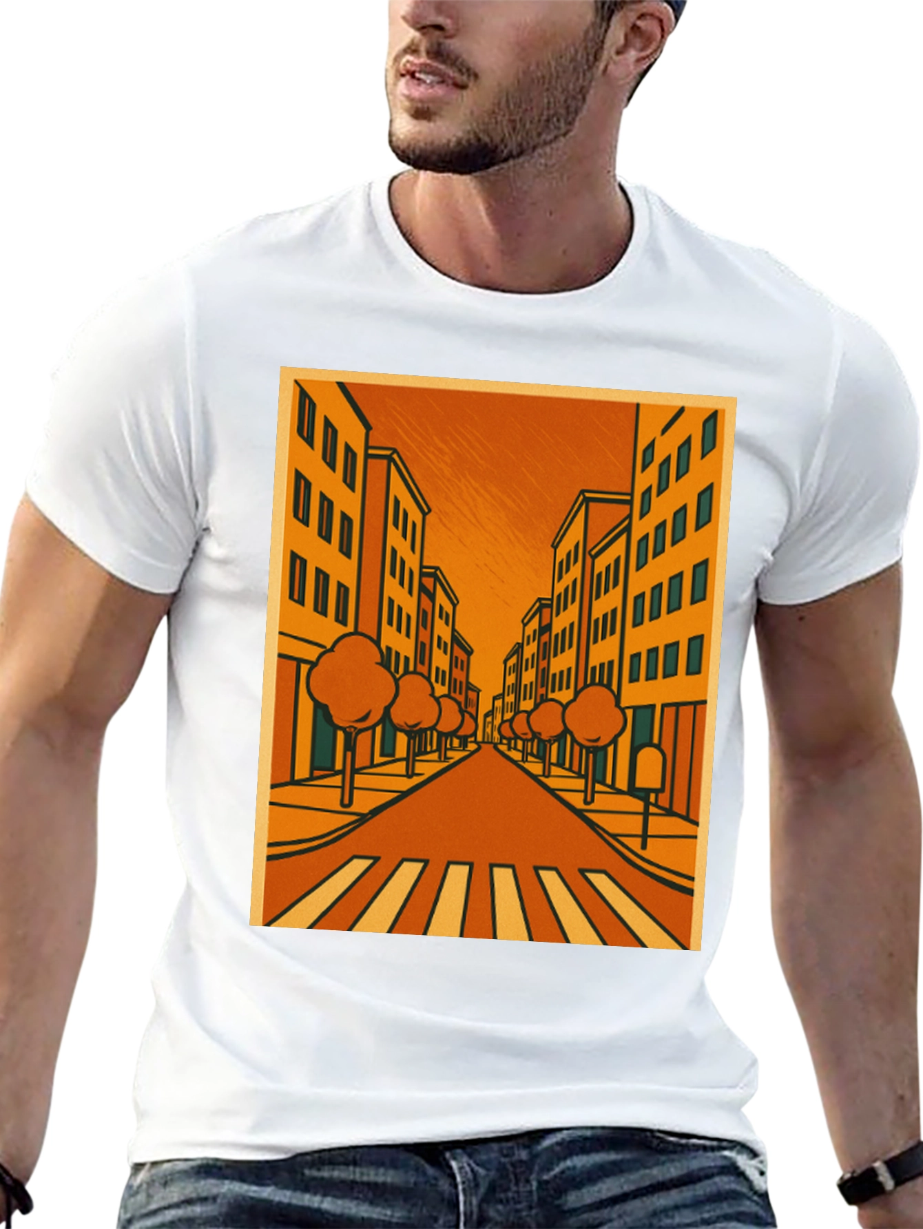 City Street Graphic T-Shirt