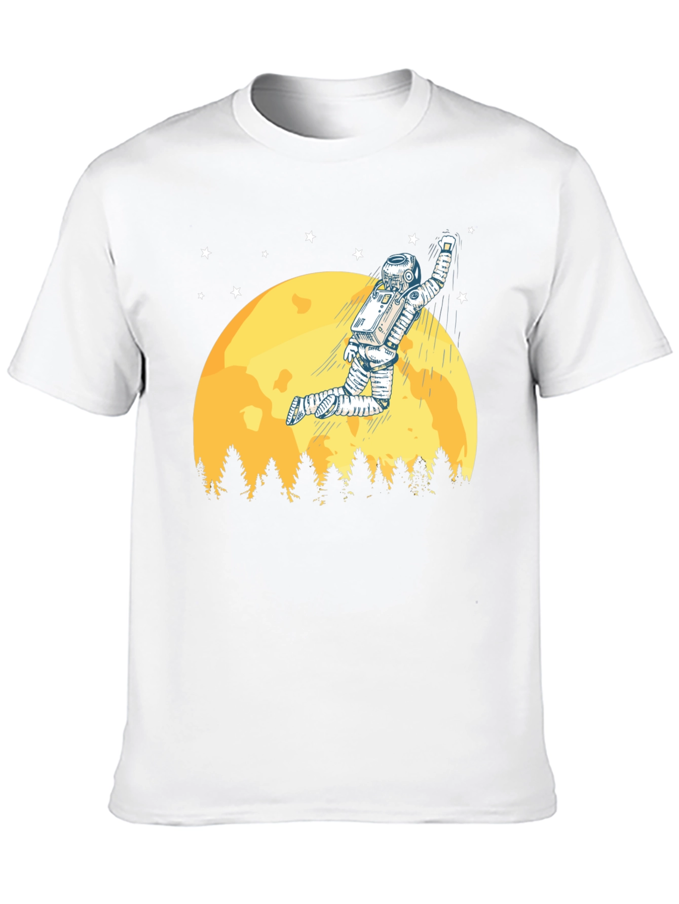 Astronaut Moon Landing T-Shirt - Graphic Tee